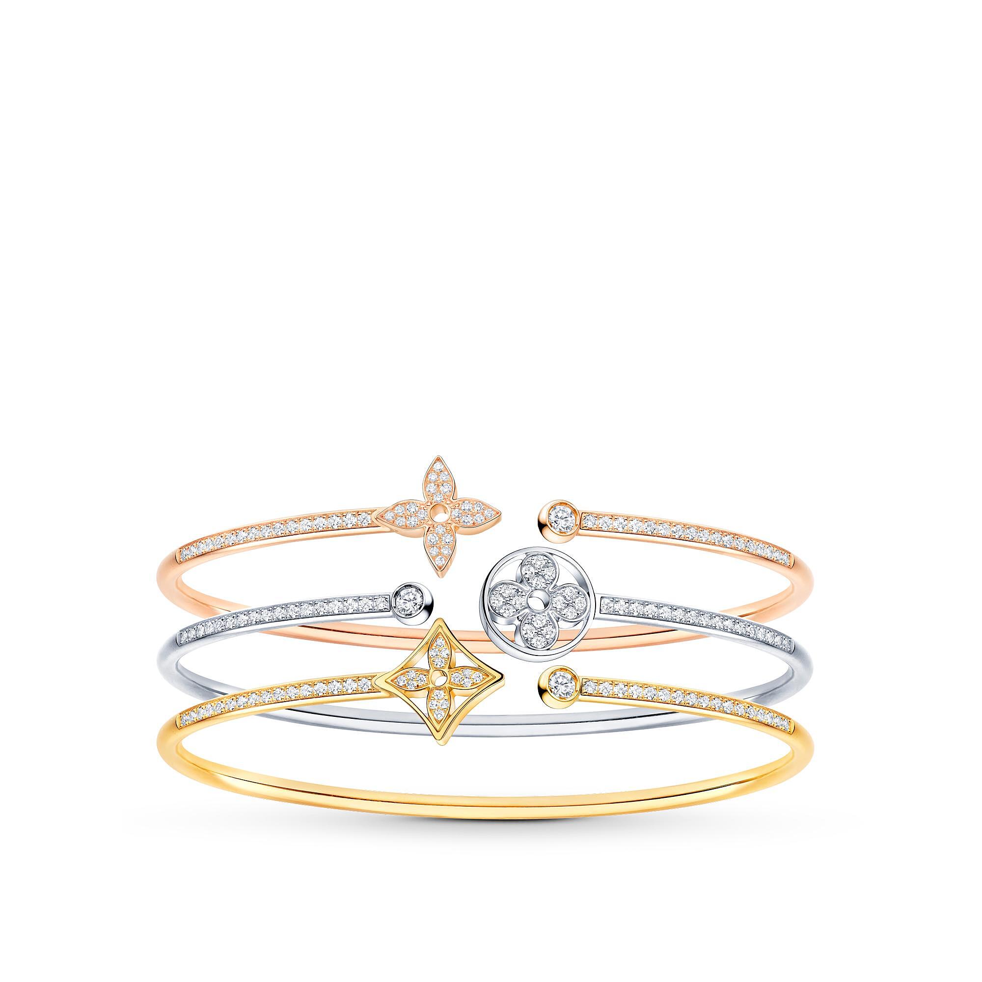 Idylle Blossom Twist 18K gold diamond bracelet - 4