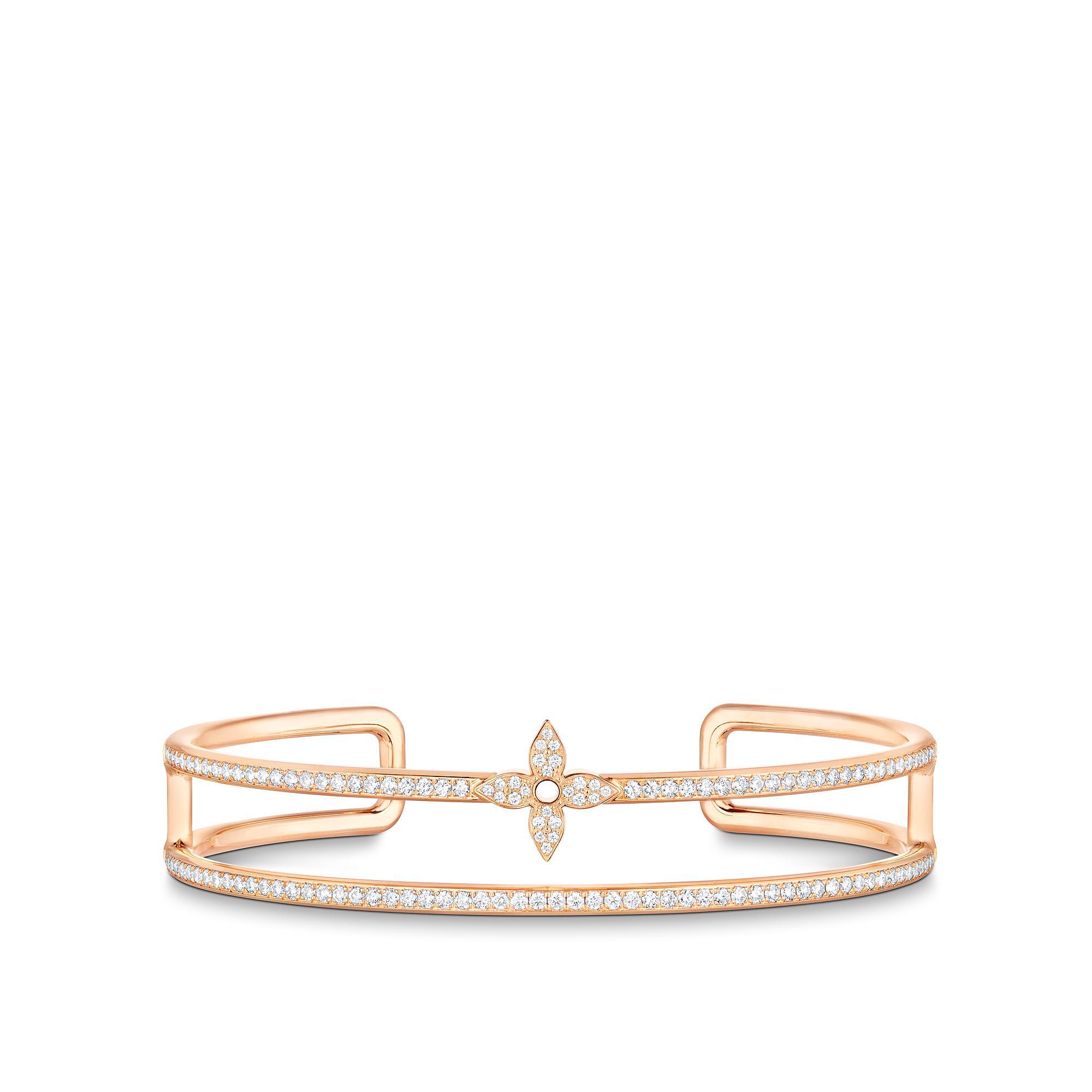 IDYLLE BLOSSOM TWO-ROW 18K gold diamond bracelet - 3