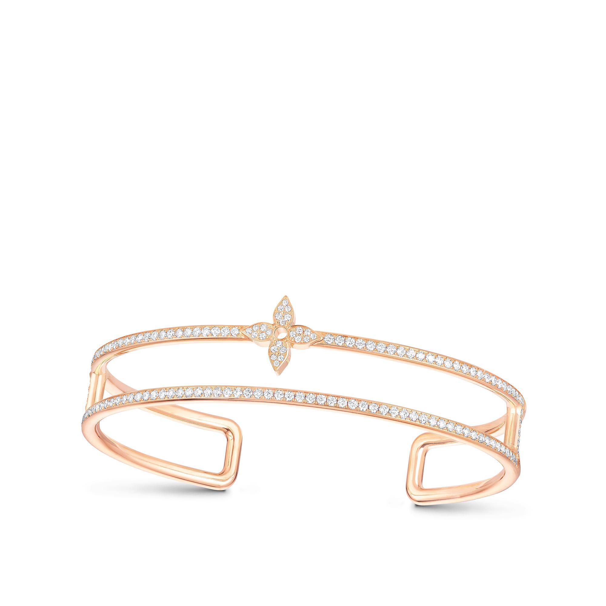 IDYLLE BLOSSOM TWO-ROW 18K gold diamond bracelet - 1