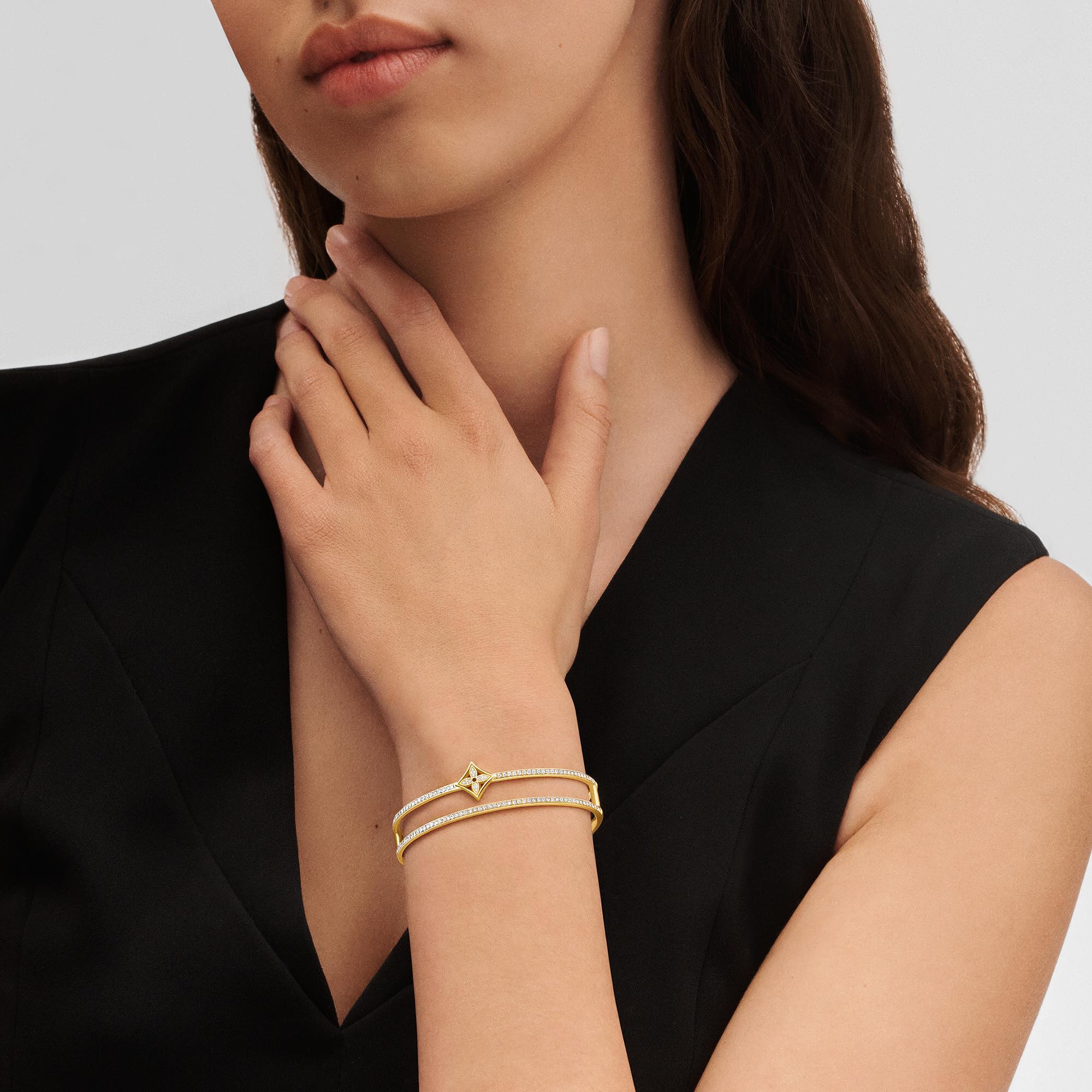 IDYLLE BLOSSOM TWO-ROW 18K gold diamond bracelet - 2