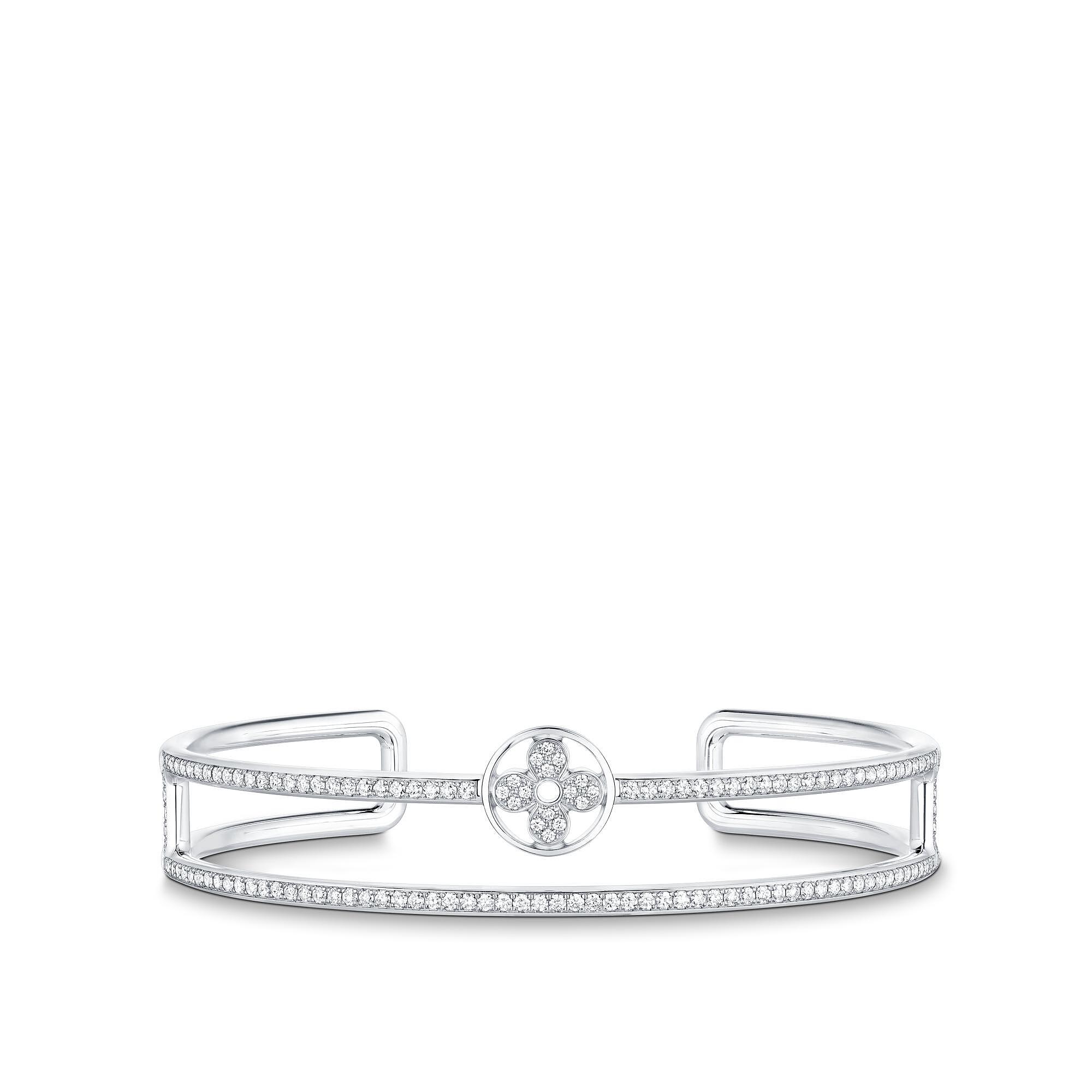 IDYLLE BLOSSOM TWO-ROW 18K gold diamond bracelet - 3