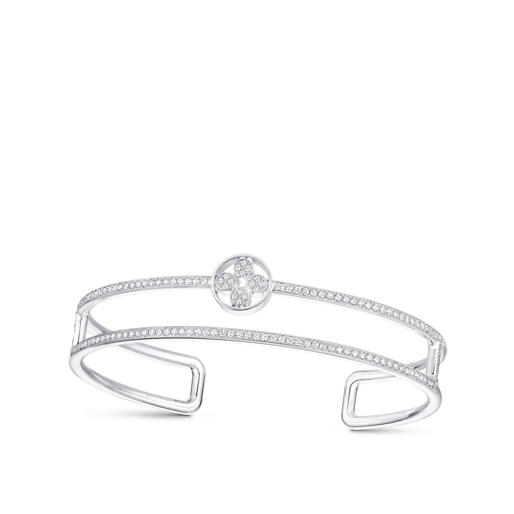 IDYLLE BLOSSOM TWO-ROW 18K gold diamond bracelet - 1