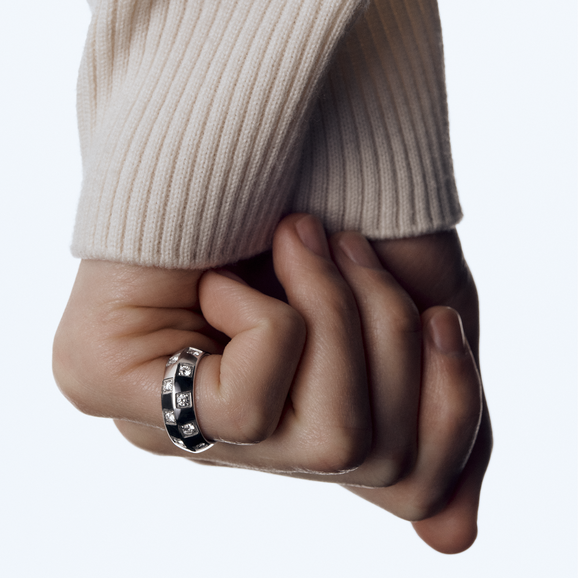 LE DAMIER DE LOUIS VUITTON 18K gold diamond ring - 5