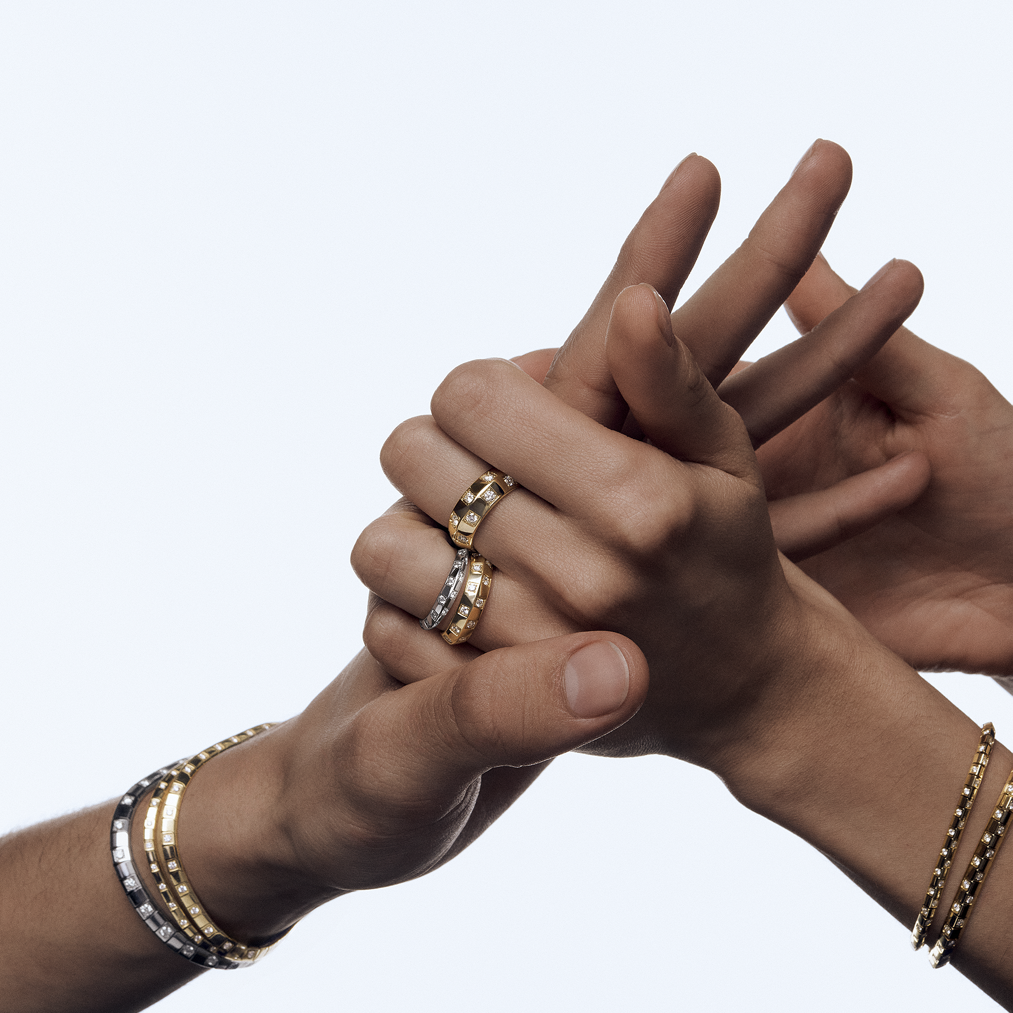 LE DAMIER DE LOUIS VUITTON 18K gold diamond ring - 6