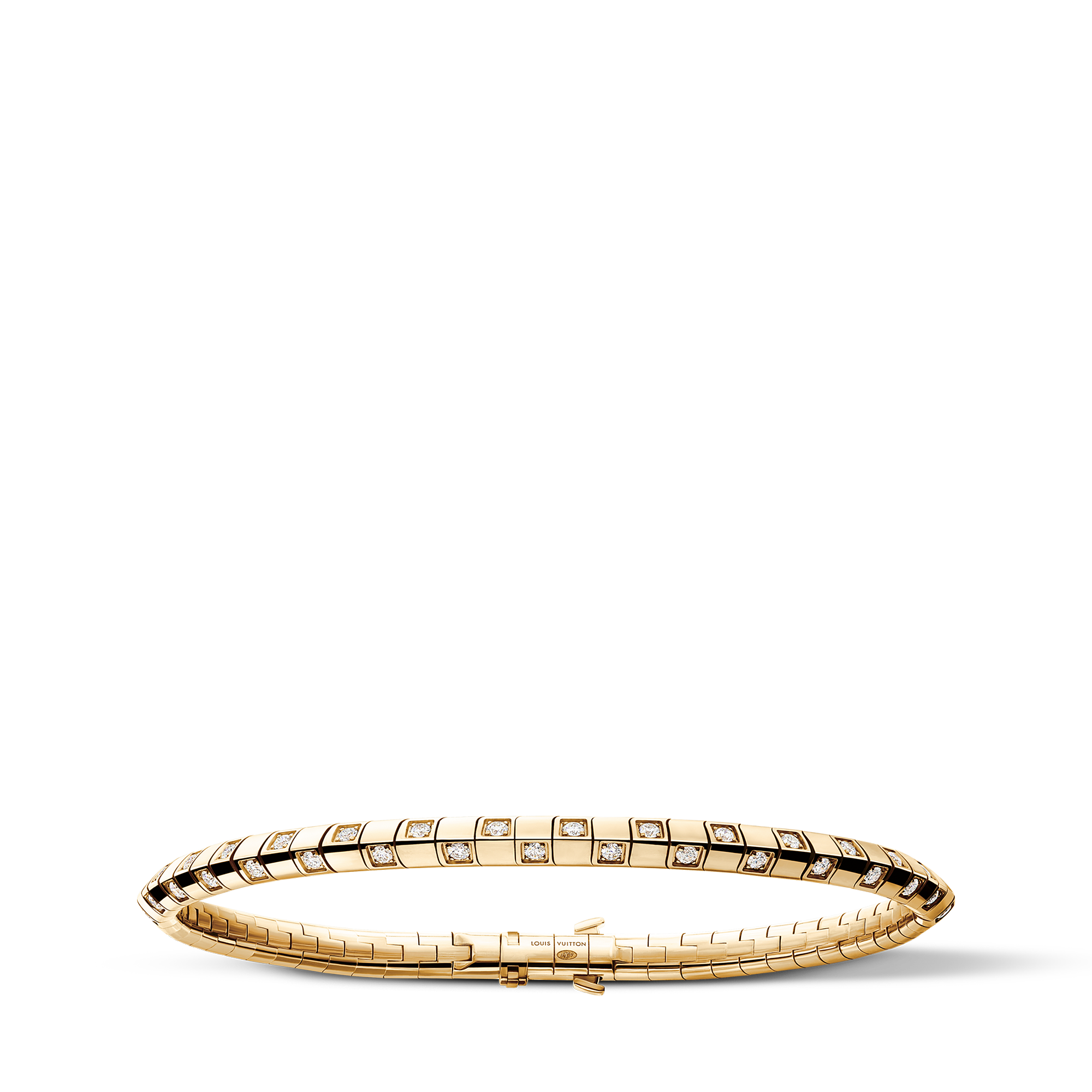 LE DAMIER DE LOUIS VUITTON 18K Gold Diamond Bracelet - 1