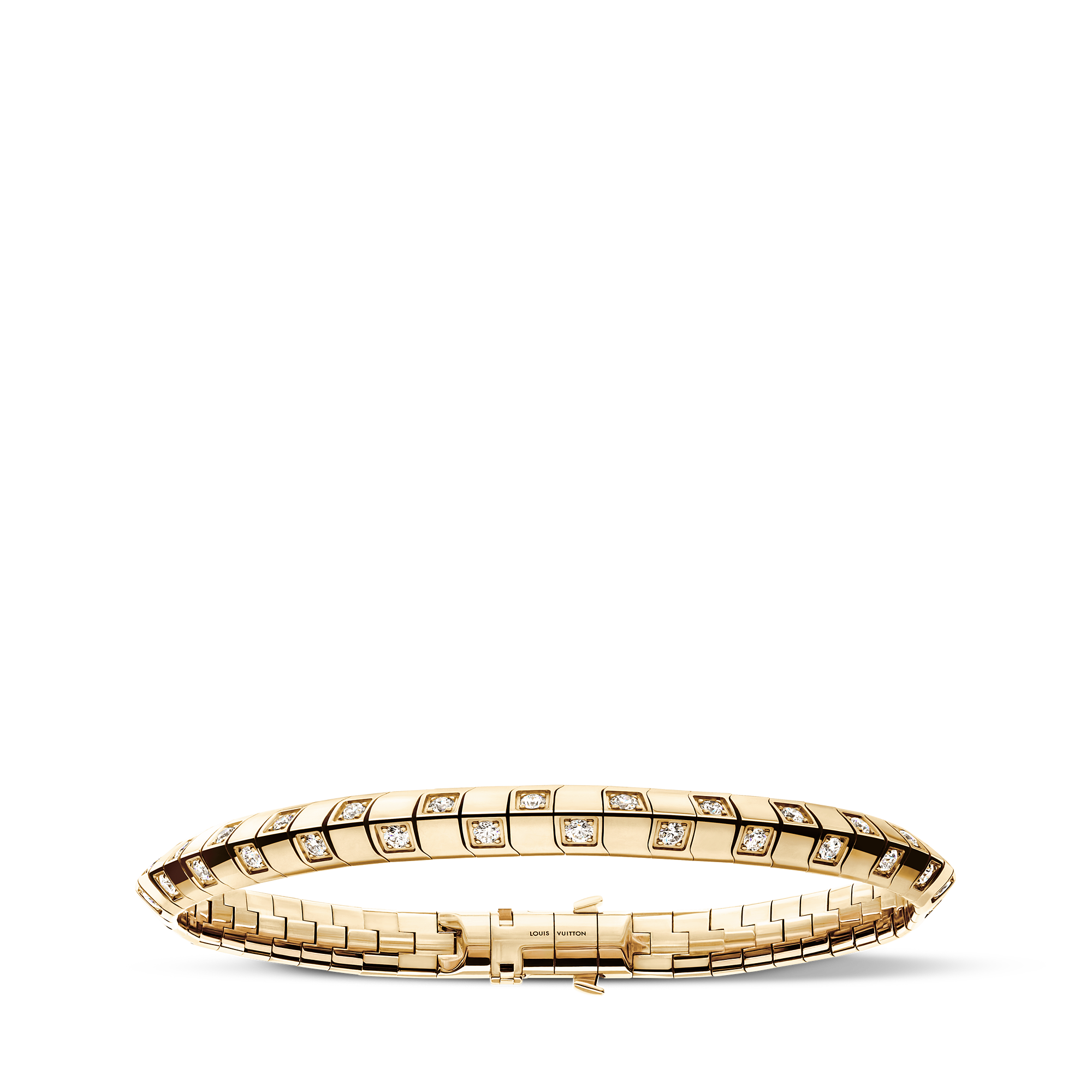 LE DAMIER DE LOUIS VUITTON 18K Gold Diamond Bracelet - 1