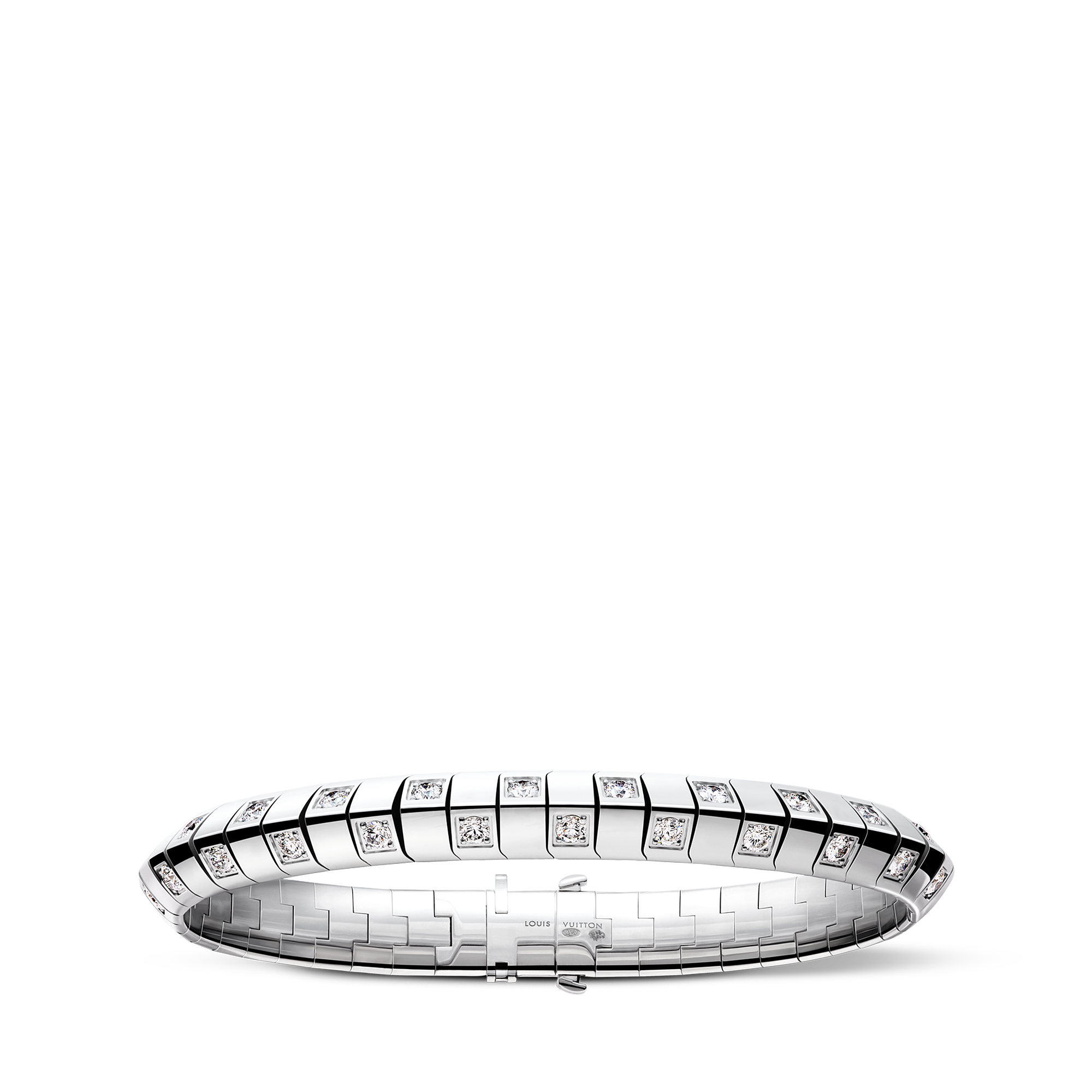 LE DAMIER DE LOUIS VUITTON 18K Gold Diamond Bracelet - 1