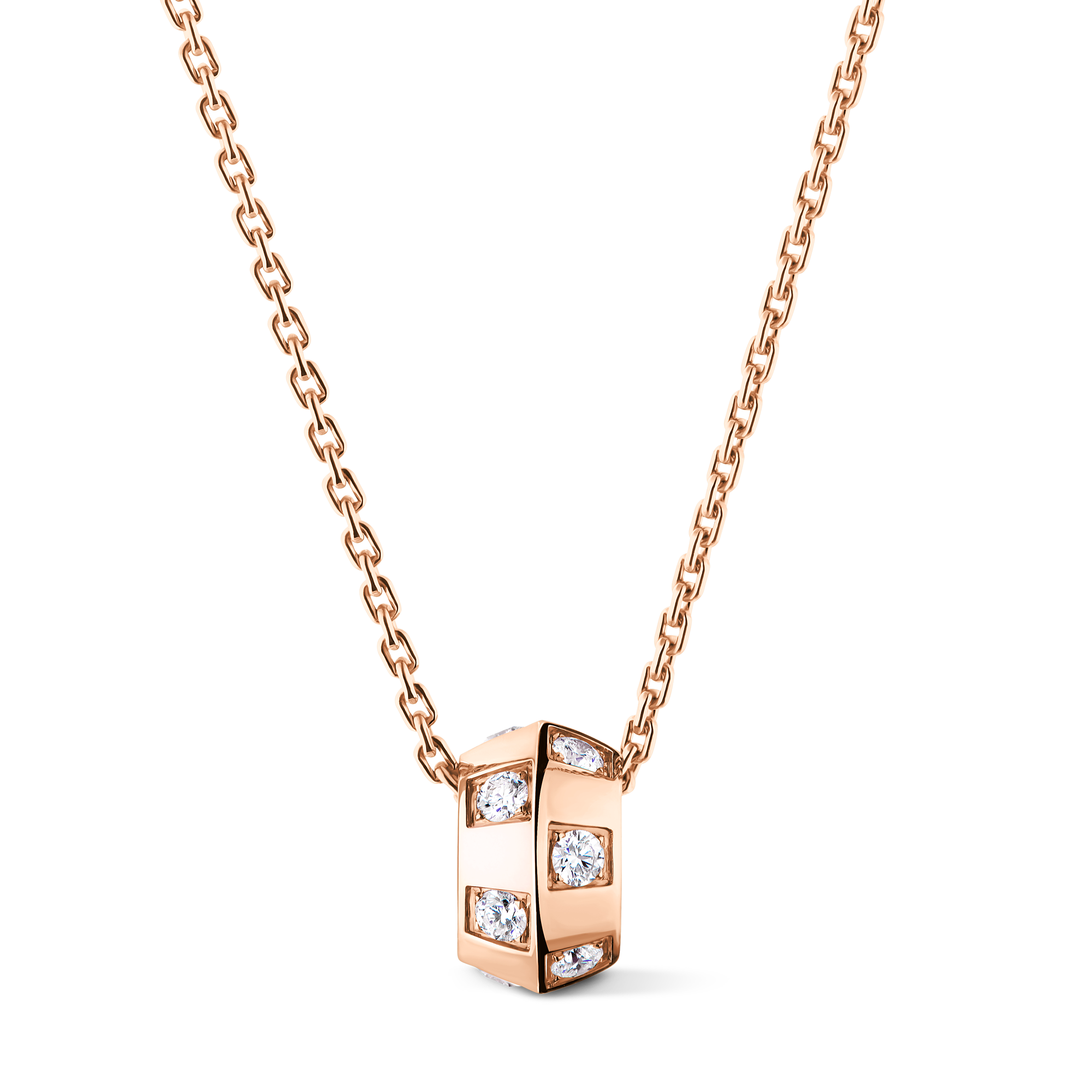 LE DAMIER DE LOUIS VUITTON 18K Gold Diamond Necklace - 1
