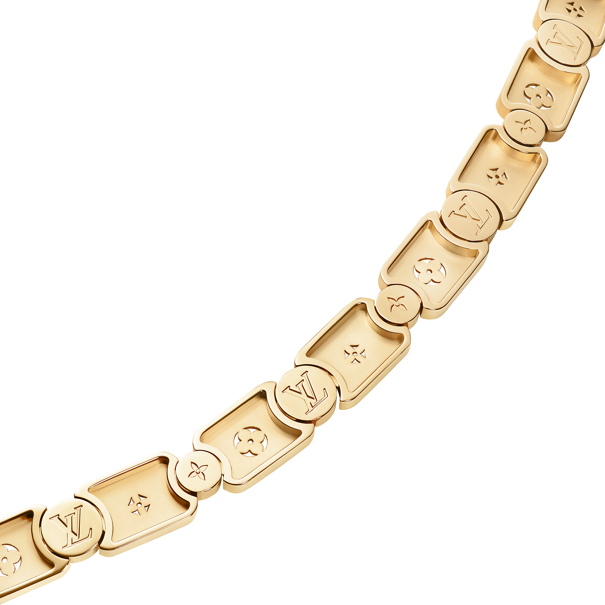 LES GASTONS VUITTON GOURMETTE 18K Gold Necklace - 5