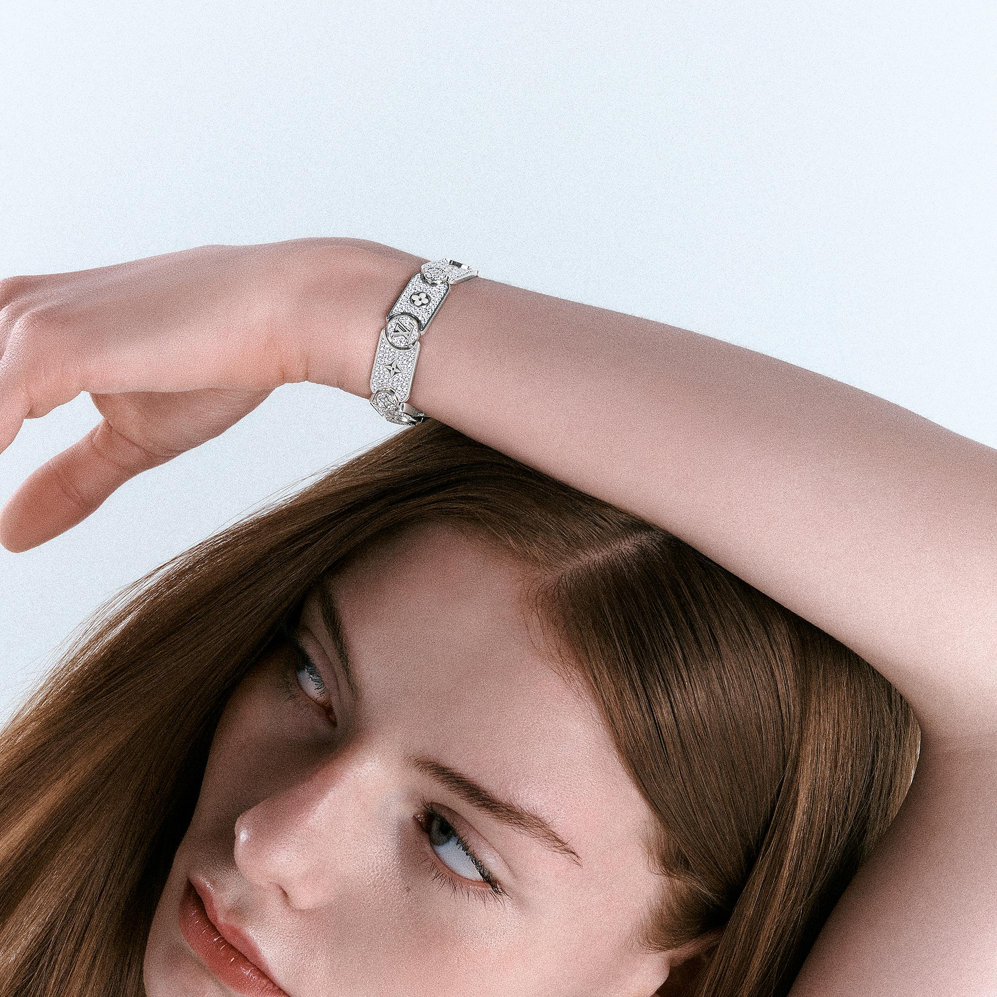 LES GASTONS VUITTON MASTERPIECE GOURMETTE 18K Gold Diamond Bracelet - 2