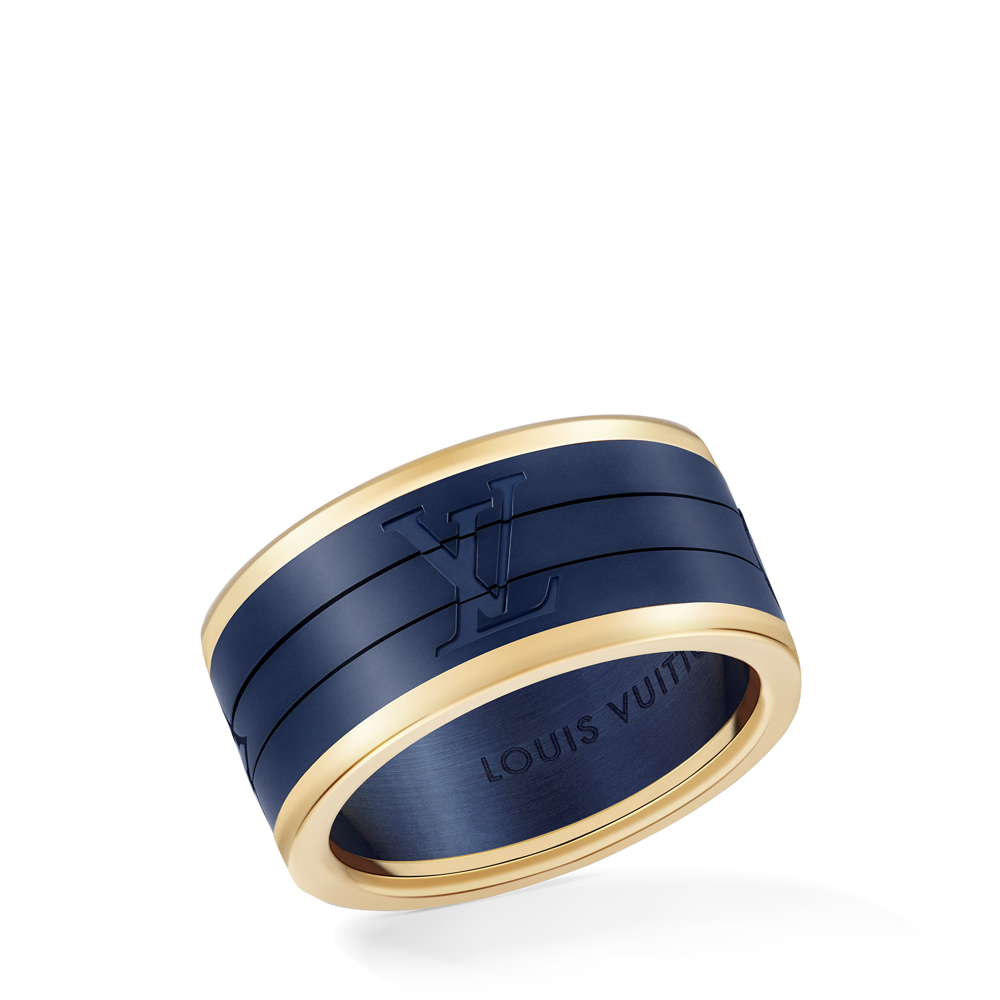 LES GASTONS VUITTON PUZZLE 18K Gold Titanium Ring - 4