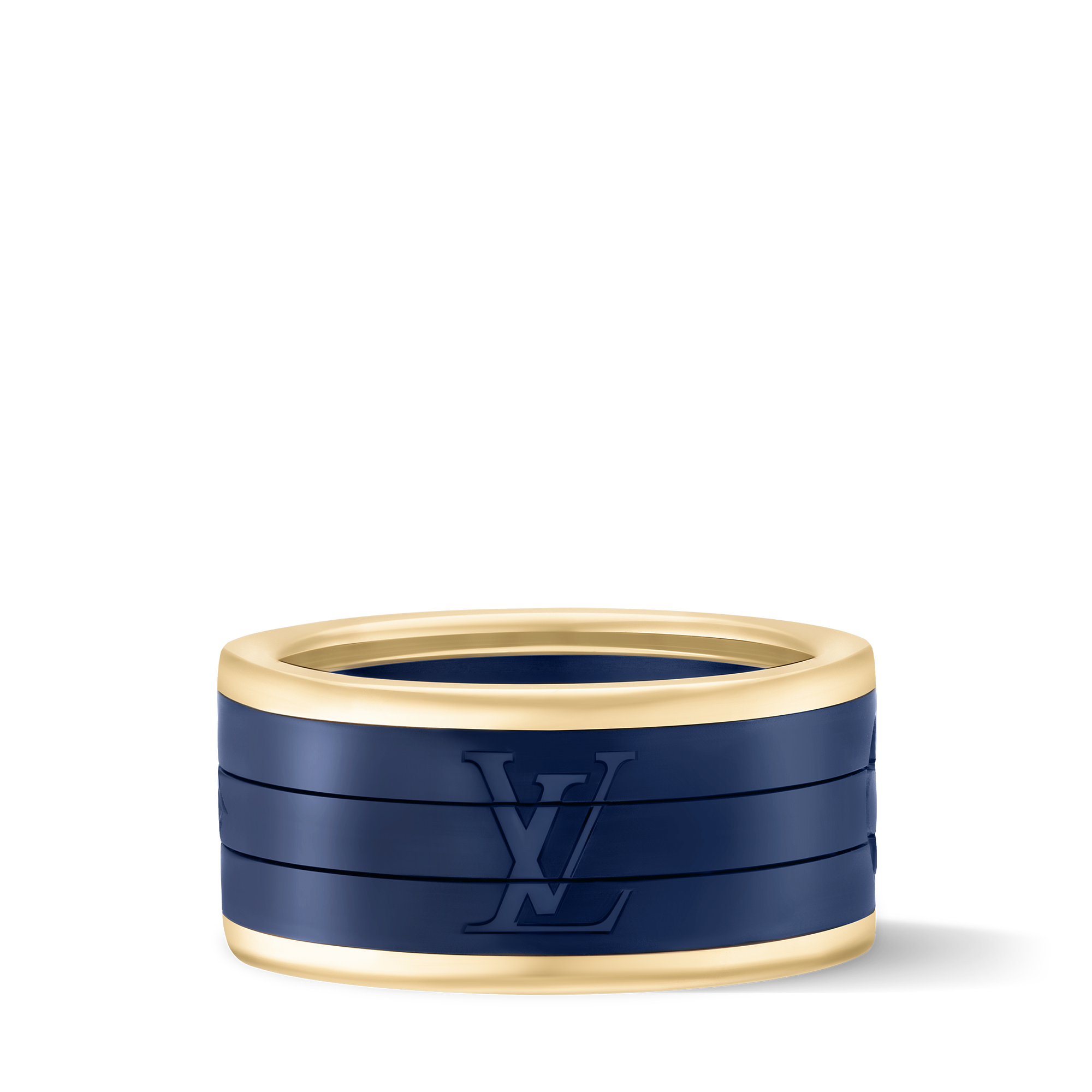 LES GASTONS VUITTON PUZZLE 18K Gold Titanium Ring - 1