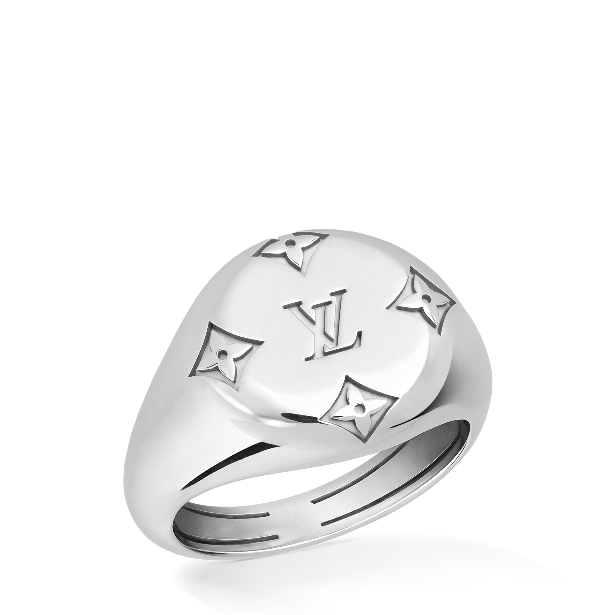LES GASTONS VUITTON SIGNET 18K Gold Ring - 3