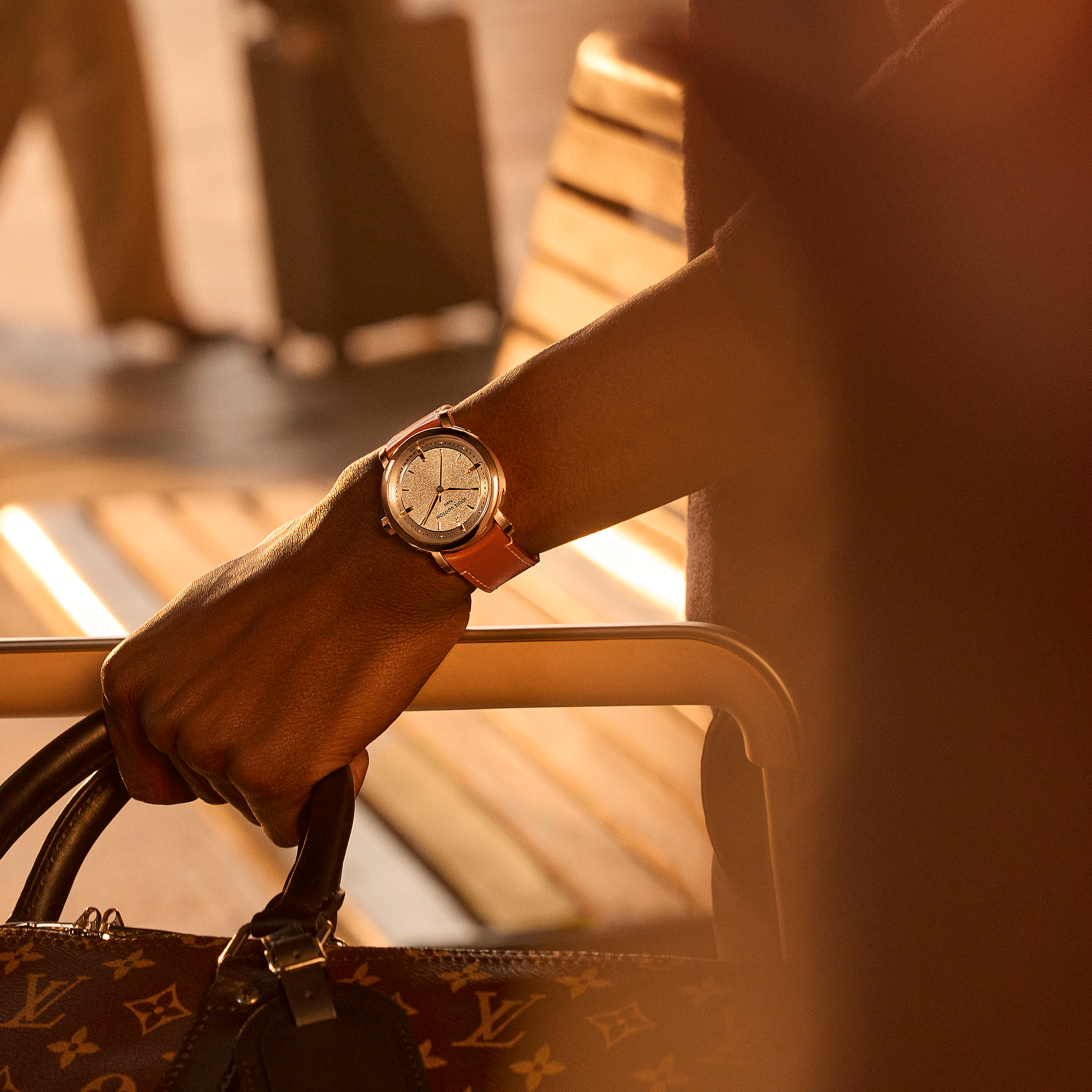LOUIS VUITTON ESCALE Platinum Automatic Watch, 39mm - 2