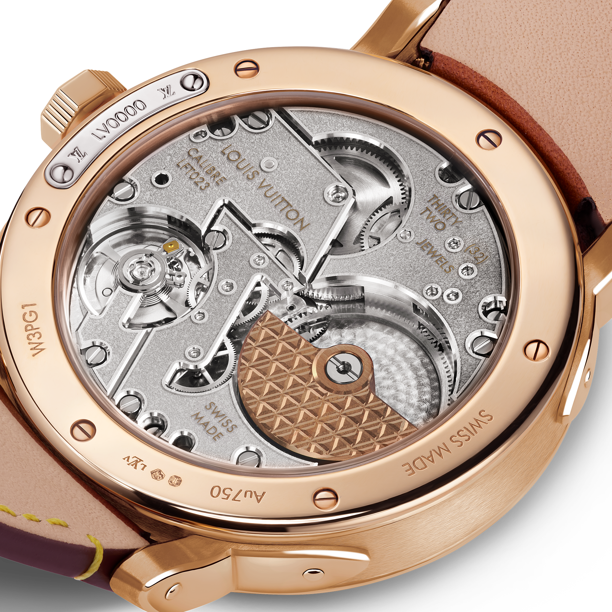 LOUIS VUITTON ESCALE 18K gold (rose) automatic watch, 39 mm - 7