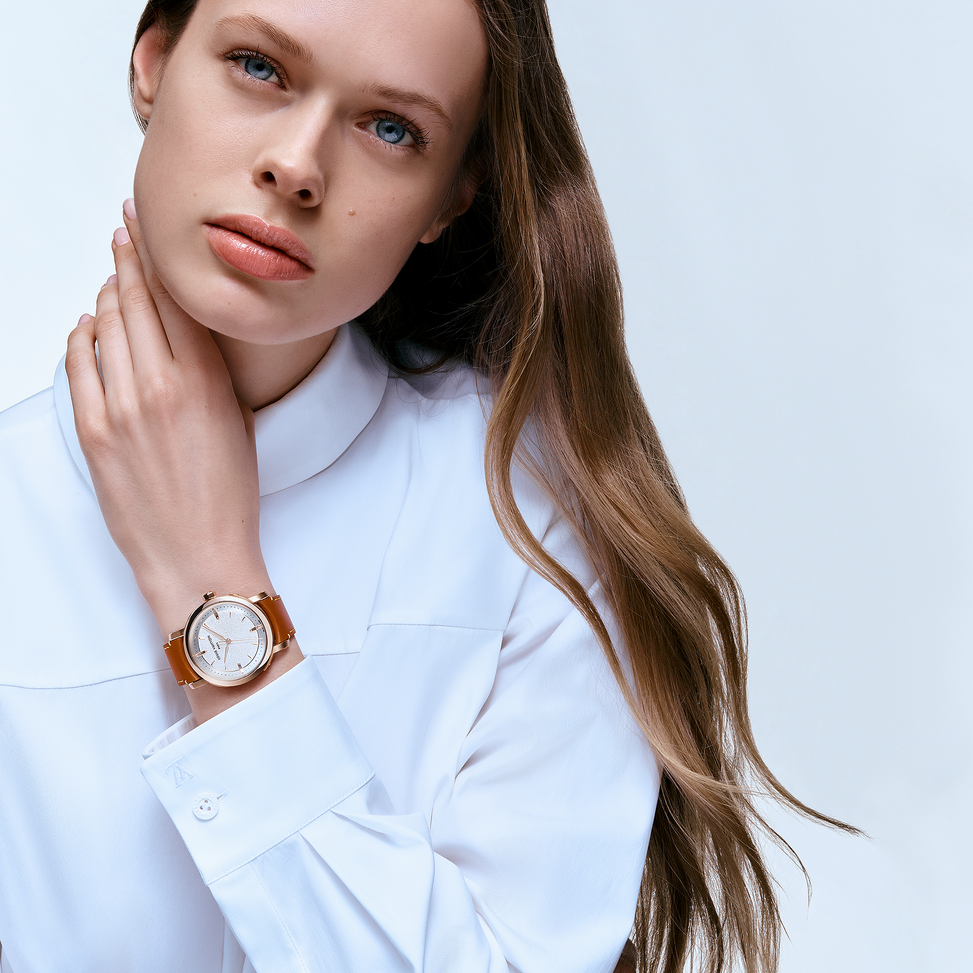 LOUIS VUITTON ESCALE 18K gold (rose) automatic watch, 39 mm - 9