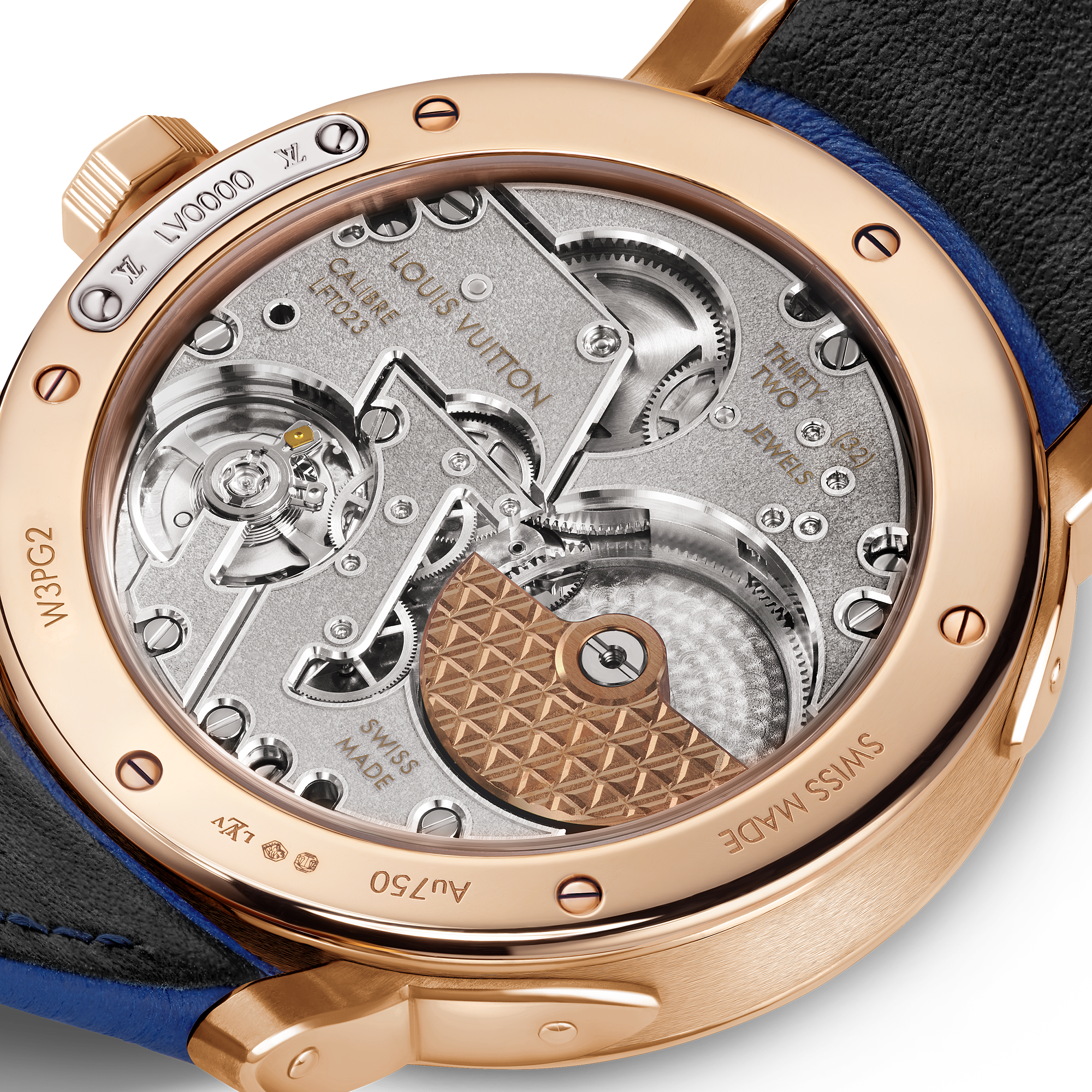 LOUIS VUITTON ESCALE 18K gold (rose) automatic watch, 39 mm - 7
