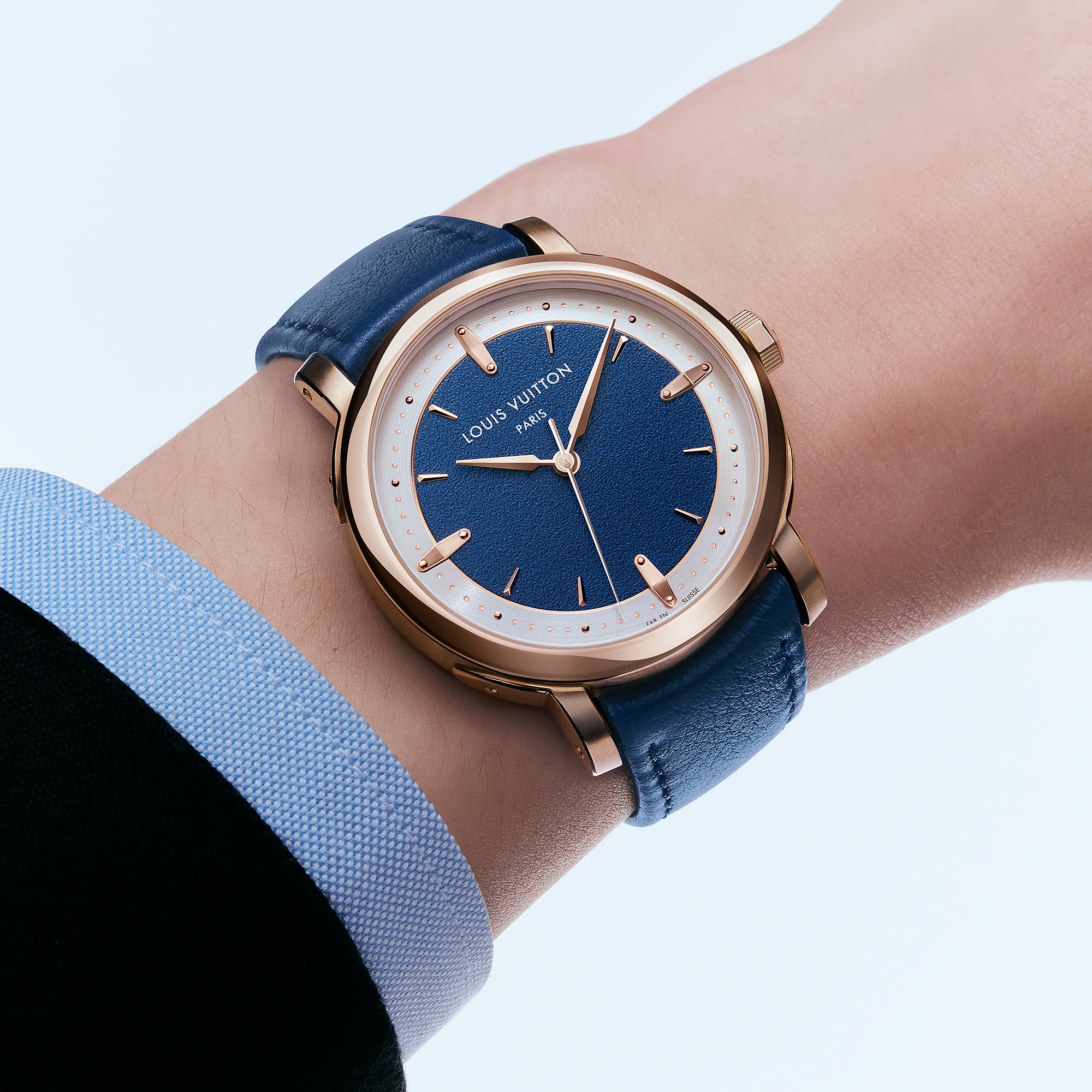LOUIS VUITTON ESCALE 18K gold (rose) automatic watch, 39 mm - 5