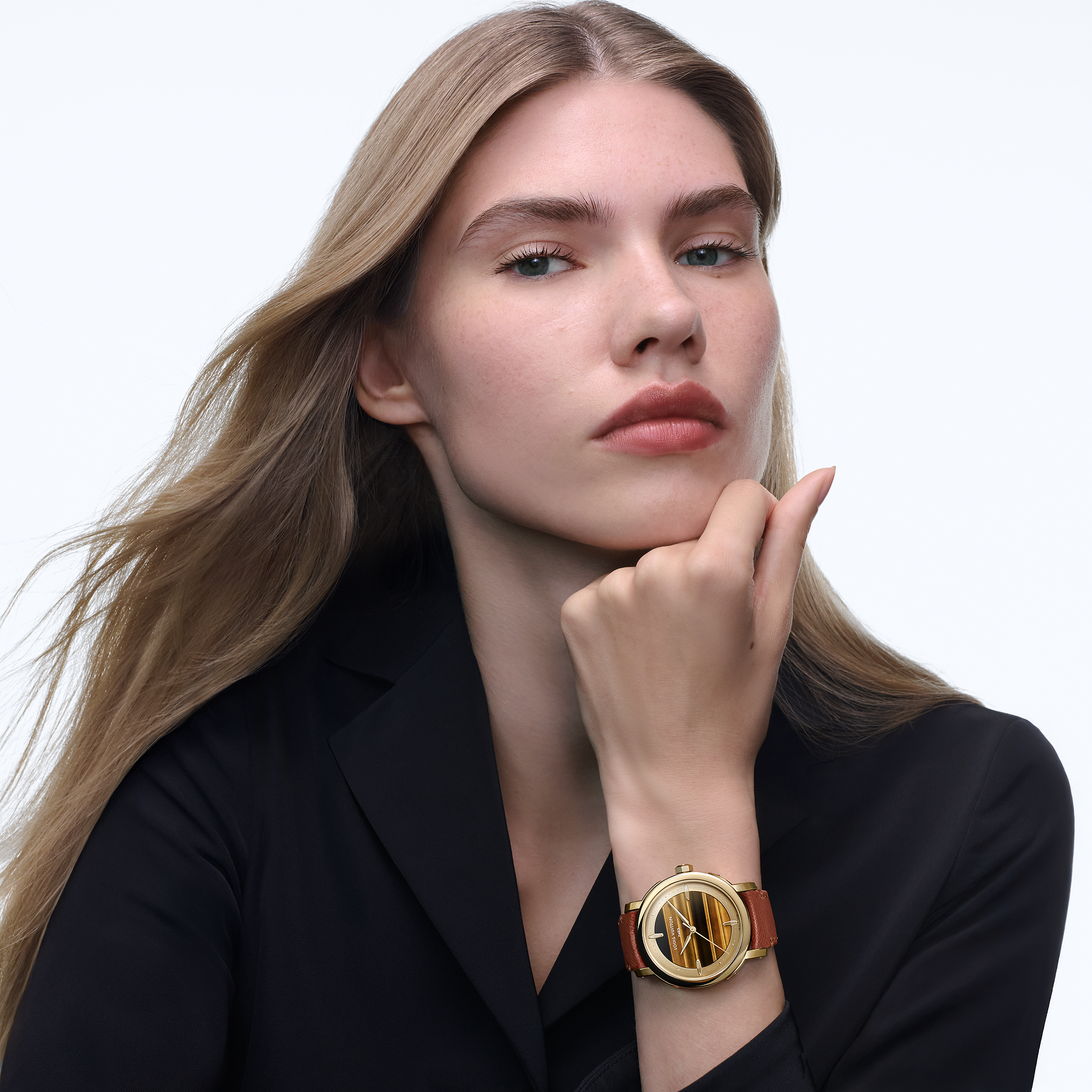 LOUIS VUITTON ESCALE 18K Gold (Yellow) Tiger Eye Automatic Watch, 40 mm - 4