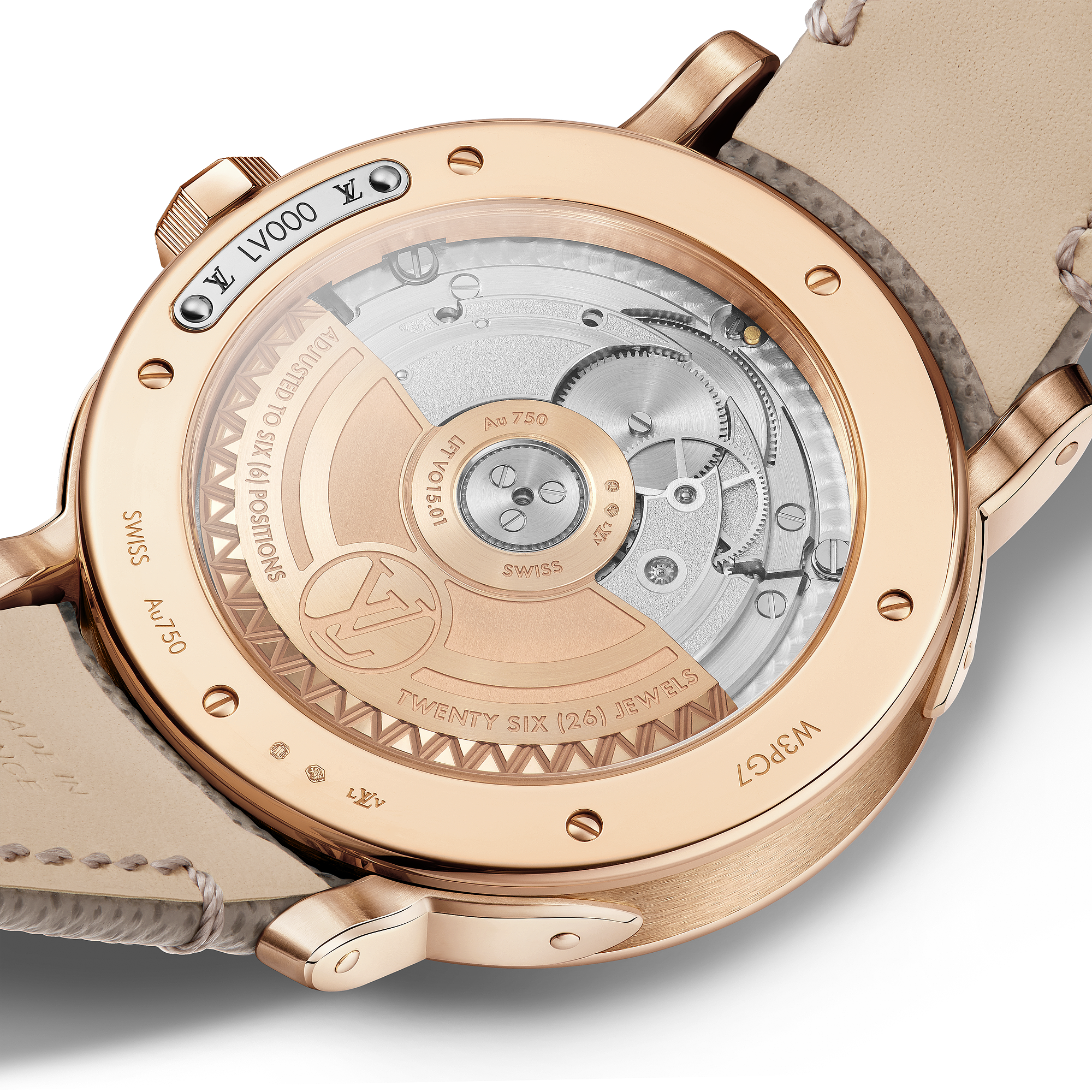 LOUIS VUITTON ESCALE TWIN ZONE 18K Gold (Rose Gold) Automatic Watch, 40 mm - 3