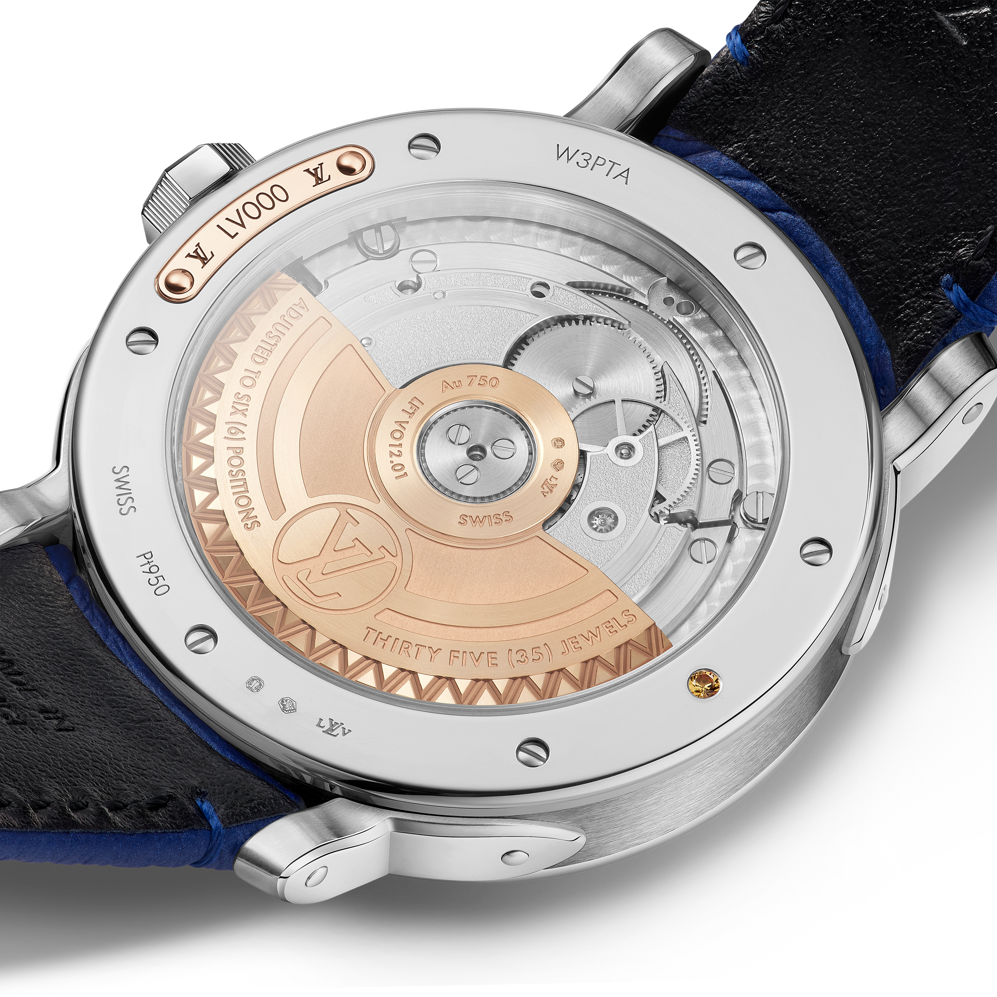 LOUIS VUITTON ESCALE WORLDTIME Platinum Automatic Watch, 40 mm - 3