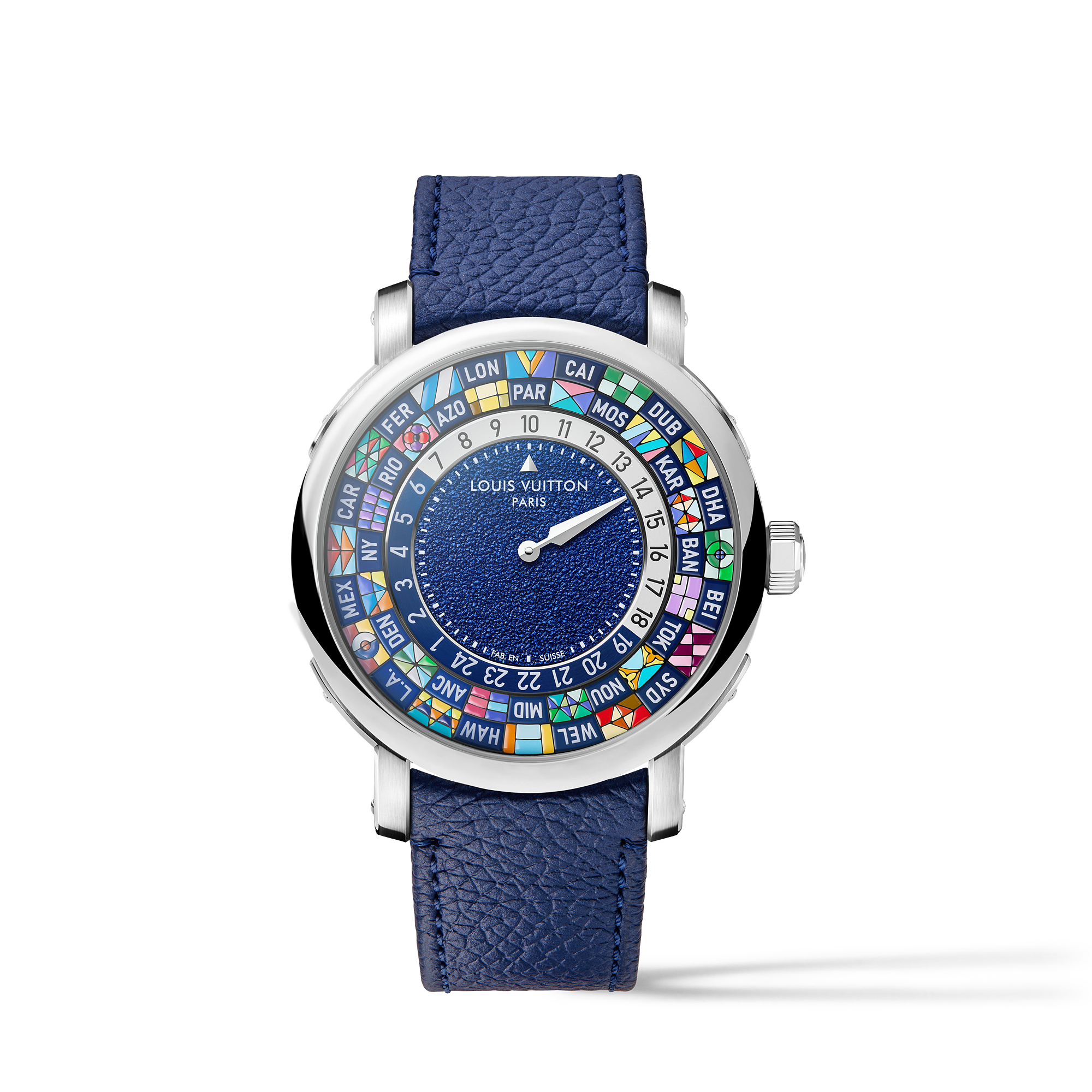 LOUIS VUITTON ESCALE WORLDTIME Platinum Automatic Watch, 40 mm - 1