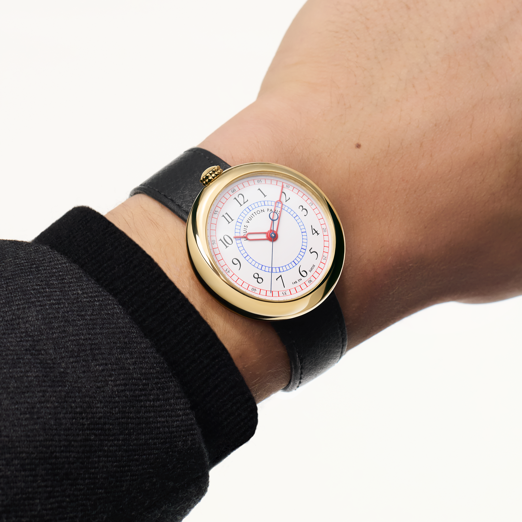 LOUIS VUITTON MONTEREY 18K Gold (Yellow) Automatic Watch, 39 mm - 8