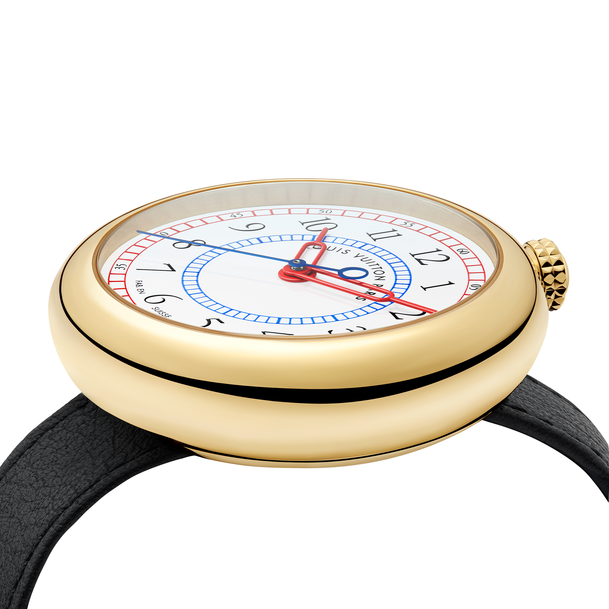 LOUIS VUITTON MONTEREY 18K Gold (Yellow) Automatic Watch, 39 mm - 9