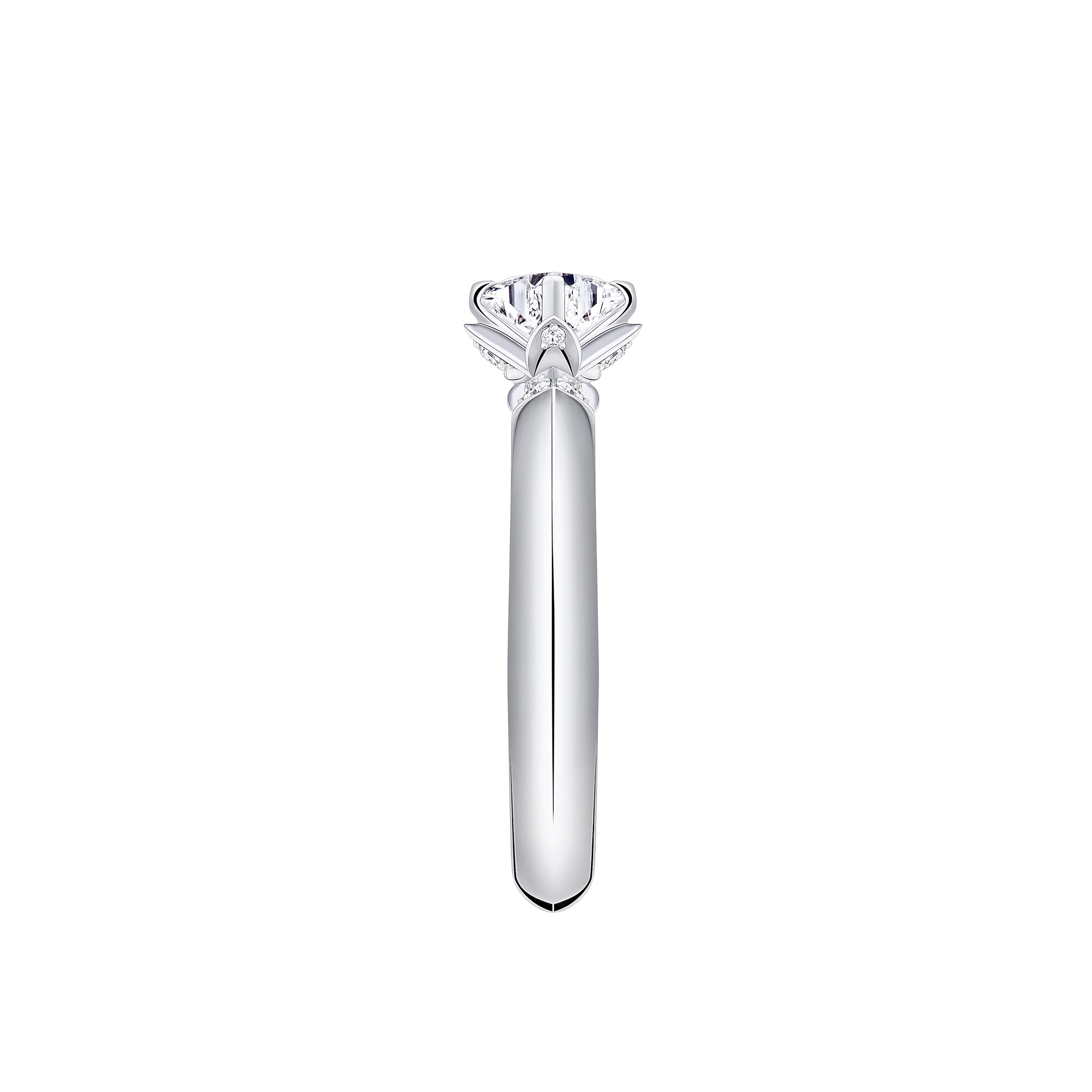 LV Diamonds Solitaire LV Monogram Star Cut Diamond Ring - 4