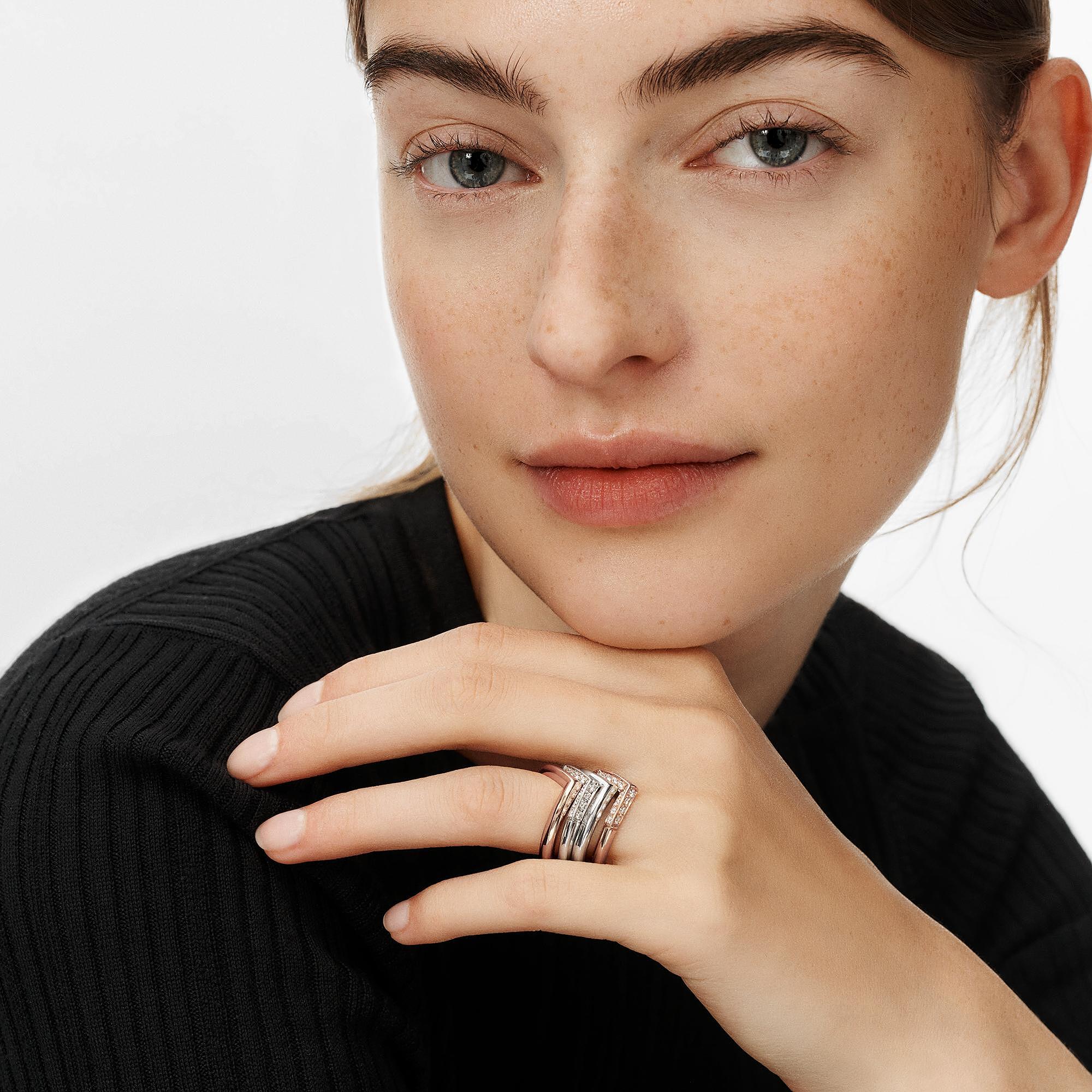 LV DIAMONDS V Platinum Ring - 4