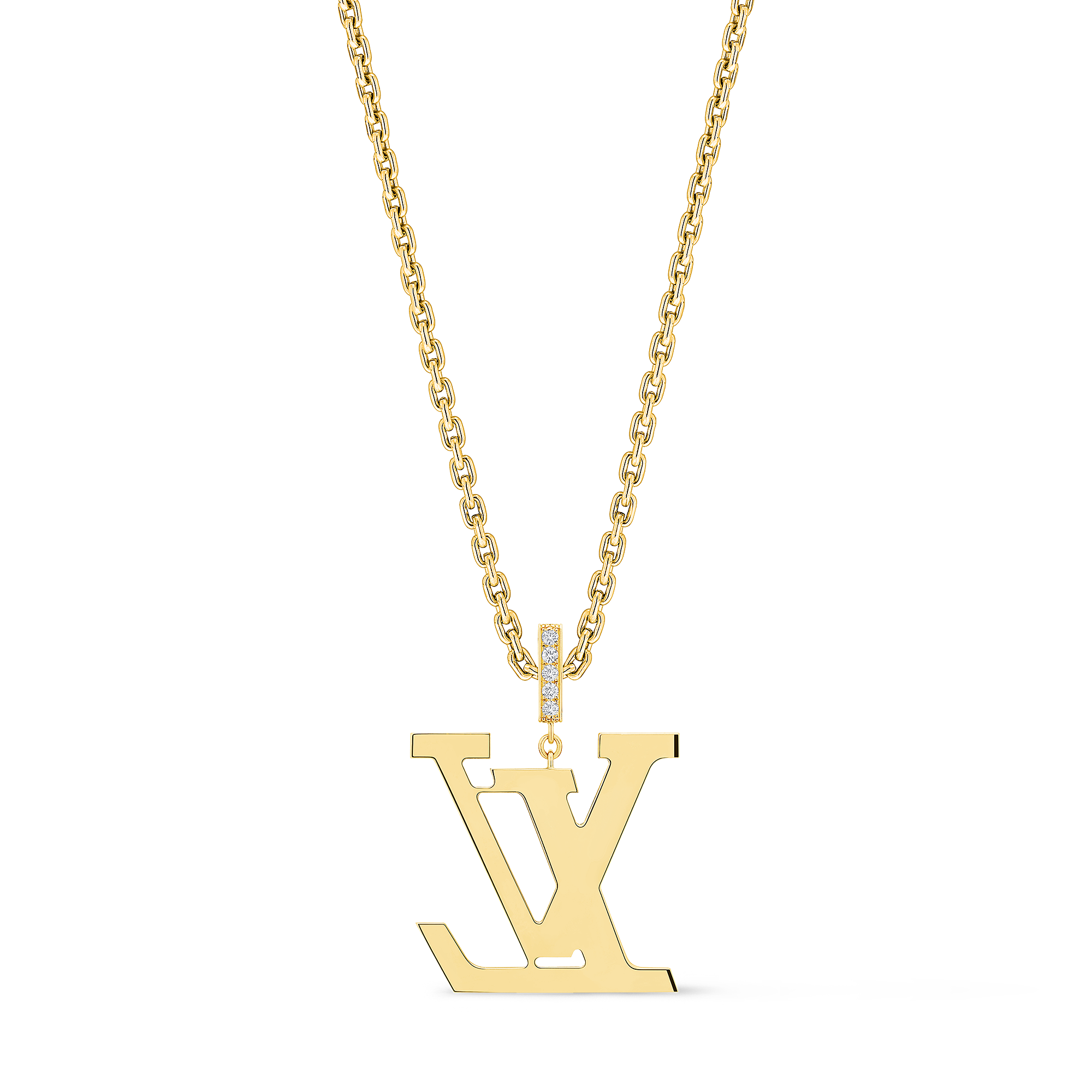LV IDYLLE BLOSSOM LARGE 18K gold gemstone necklace - 6