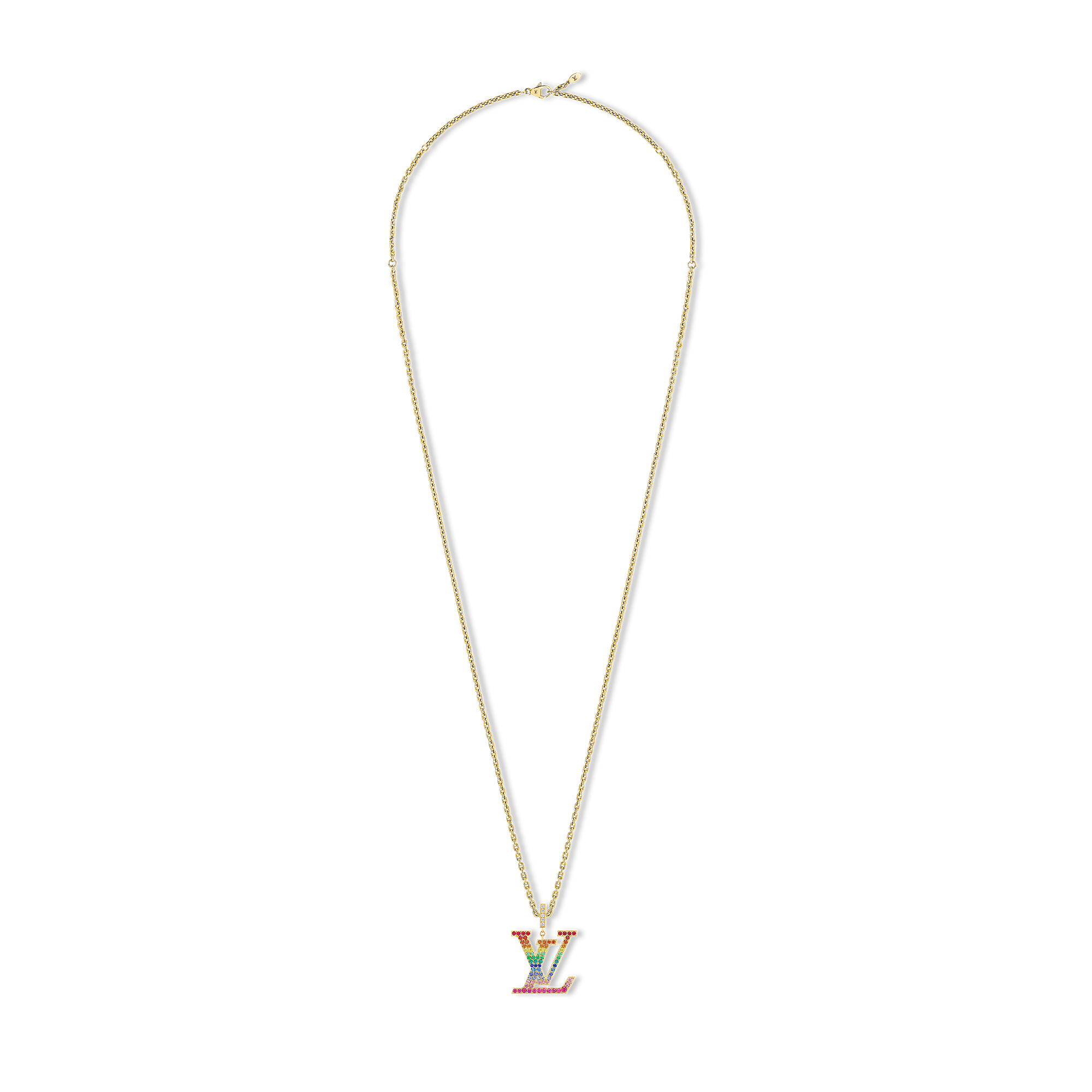 LV IDYLLE BLOSSOM LARGE 18K gold gemstone necklace - 4