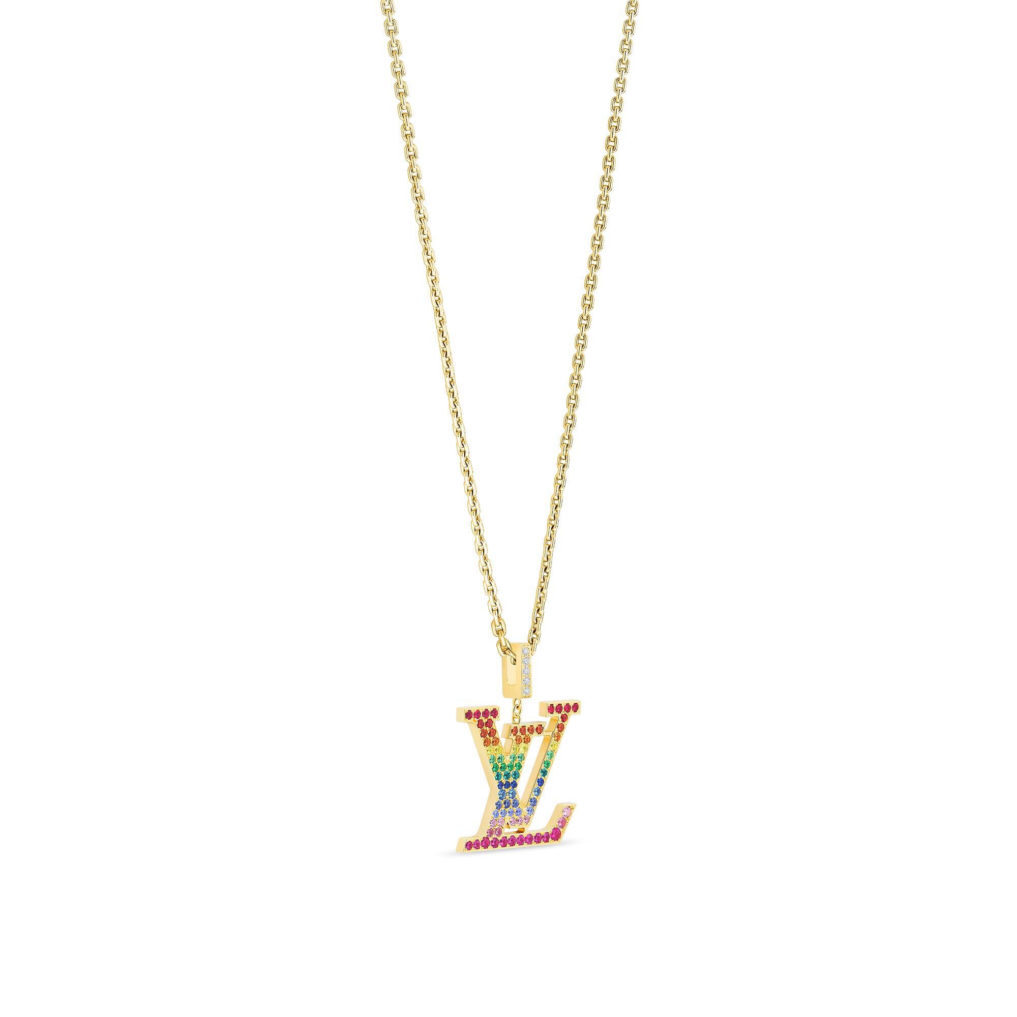 LV IDYLLE BLOSSOM LARGE 18K gold gemstone necklace - 3