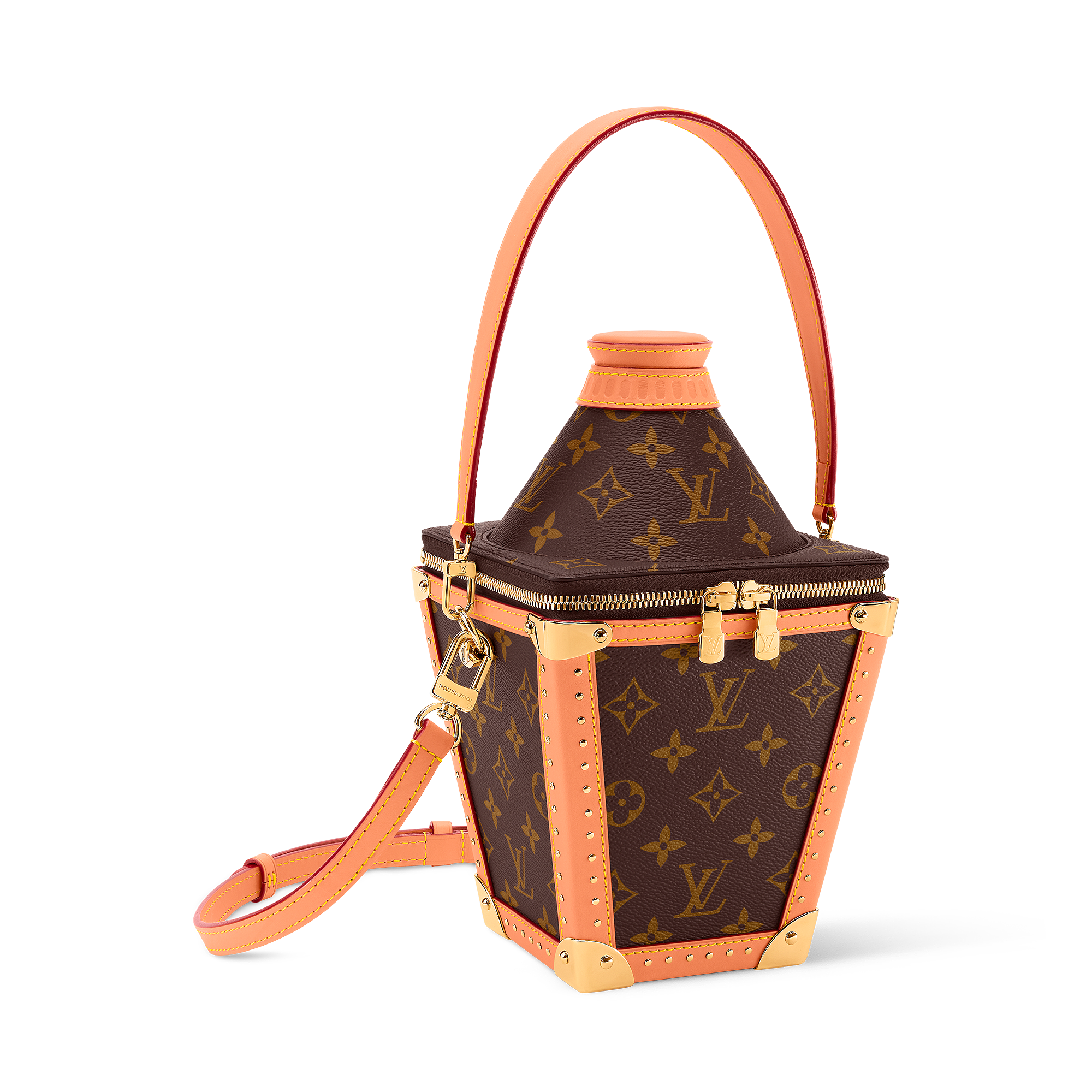 Leather -- LV LANTERNE handbag