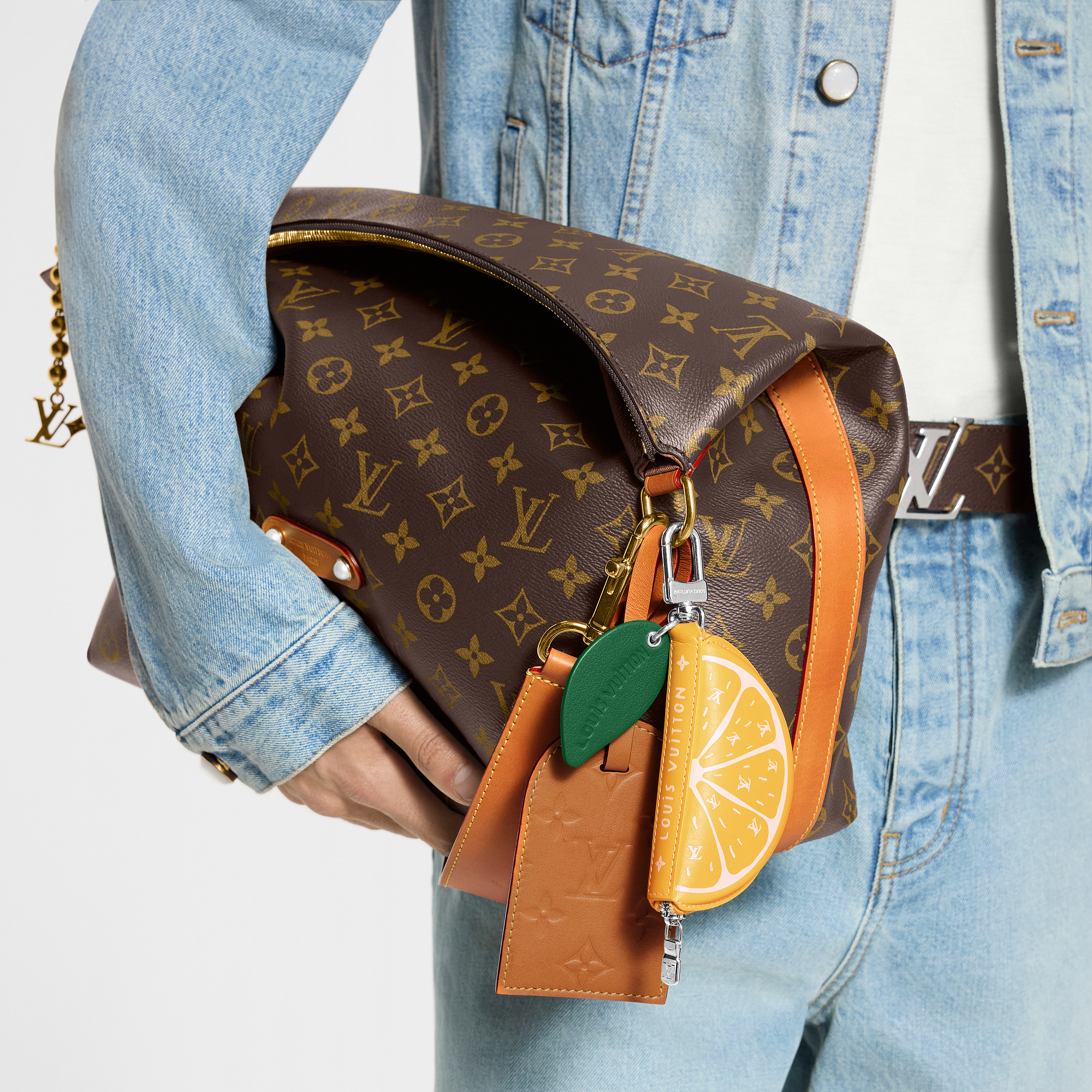 LV LEMON bag charm - 2