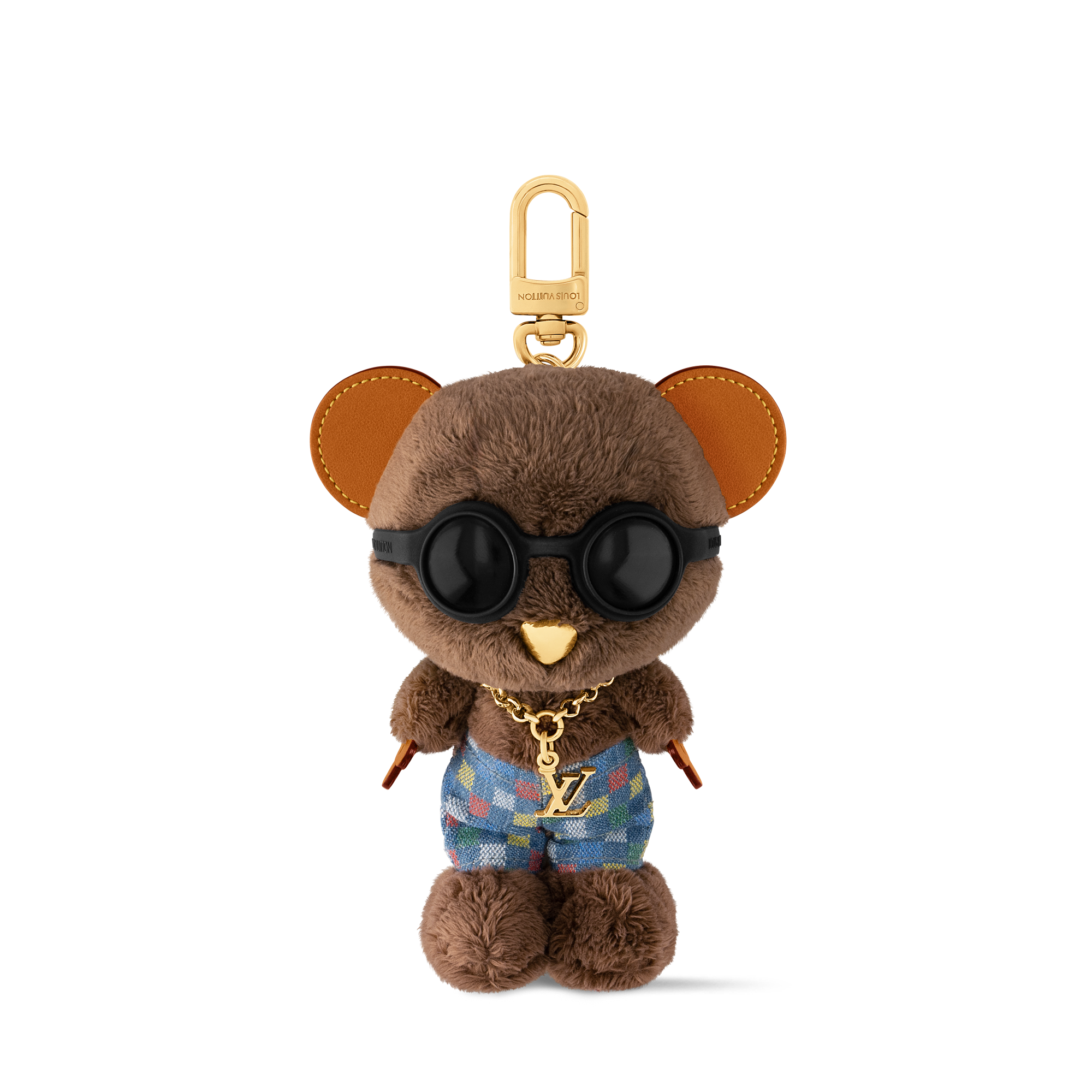 LV LOUIS BEAR Bag Charm - 1