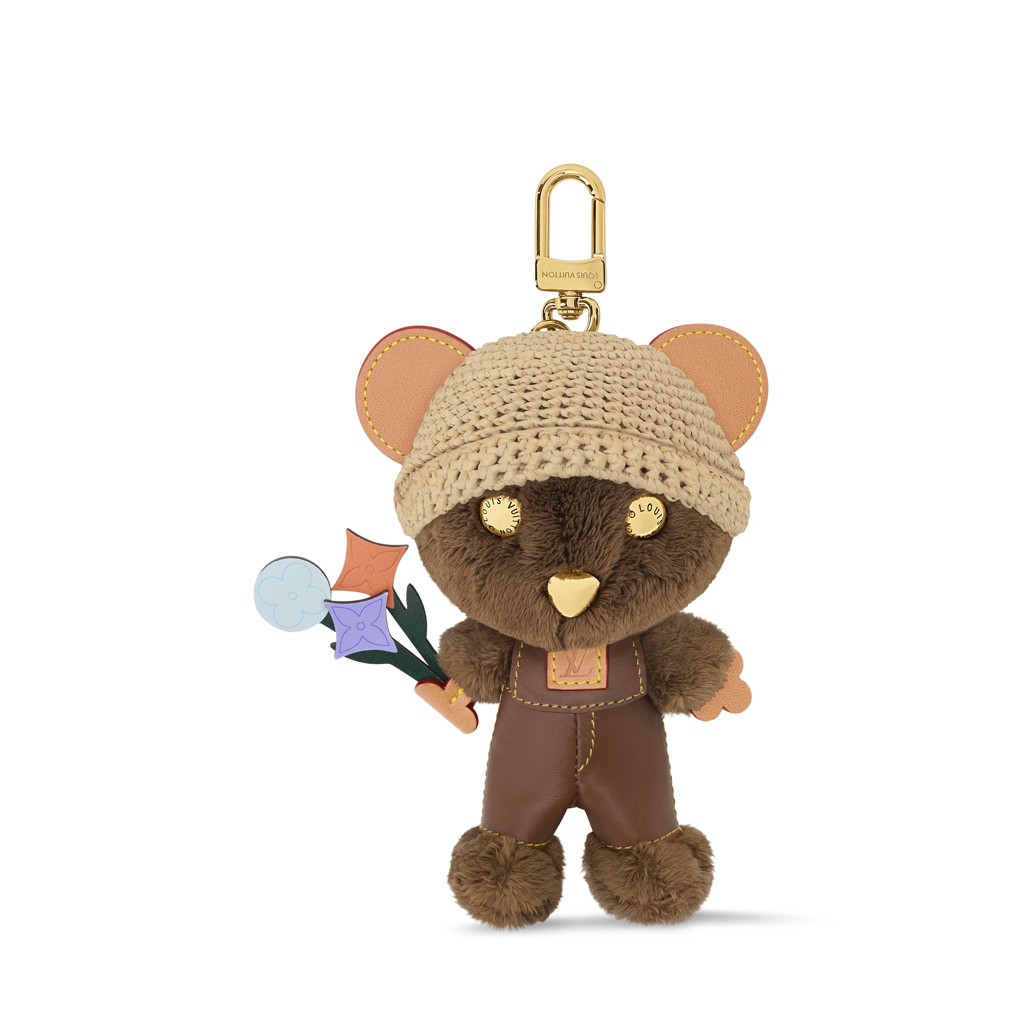 LV LOUIS BEAR Bag Charm - 1