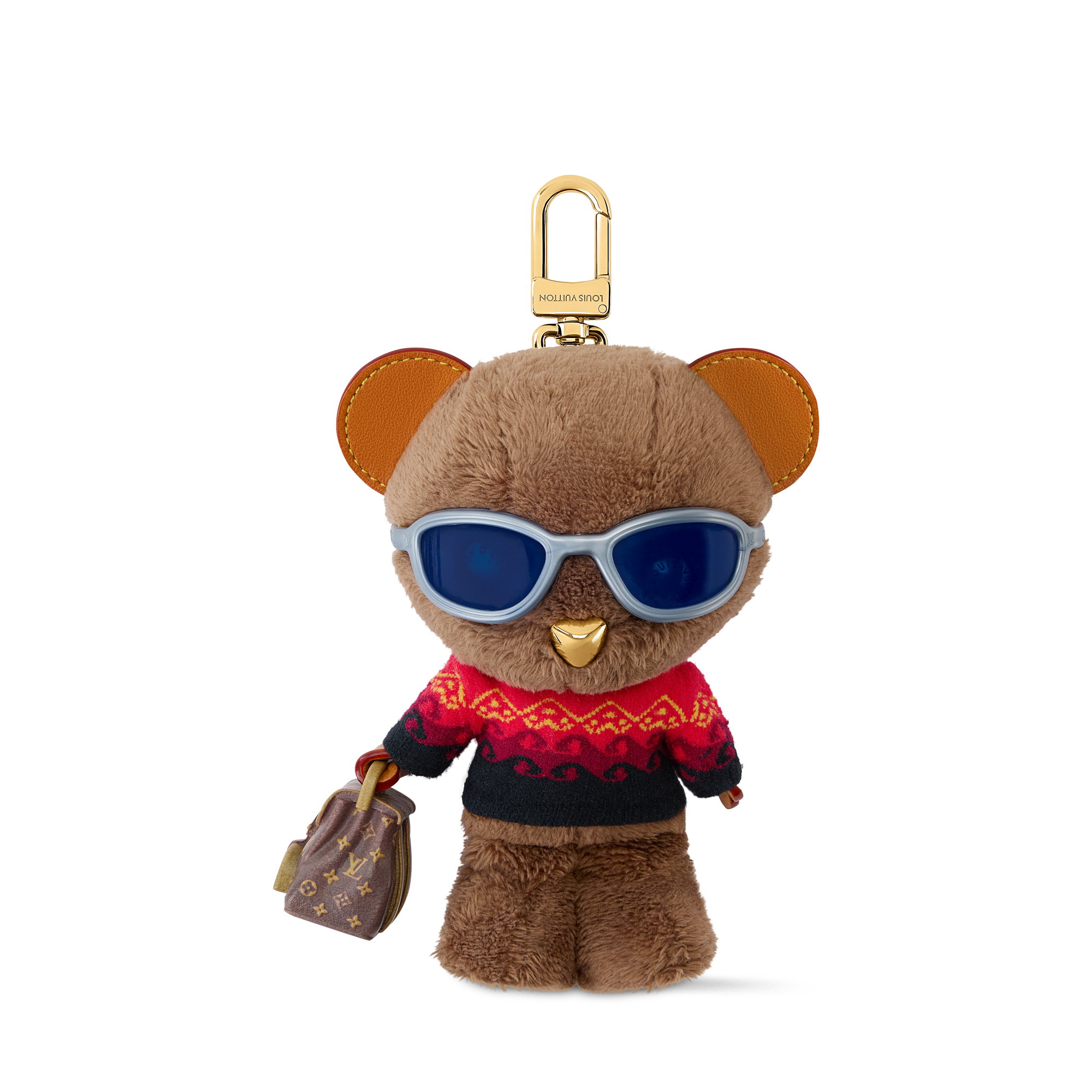 LV LOUIS BEAR Bag Charm - 1
