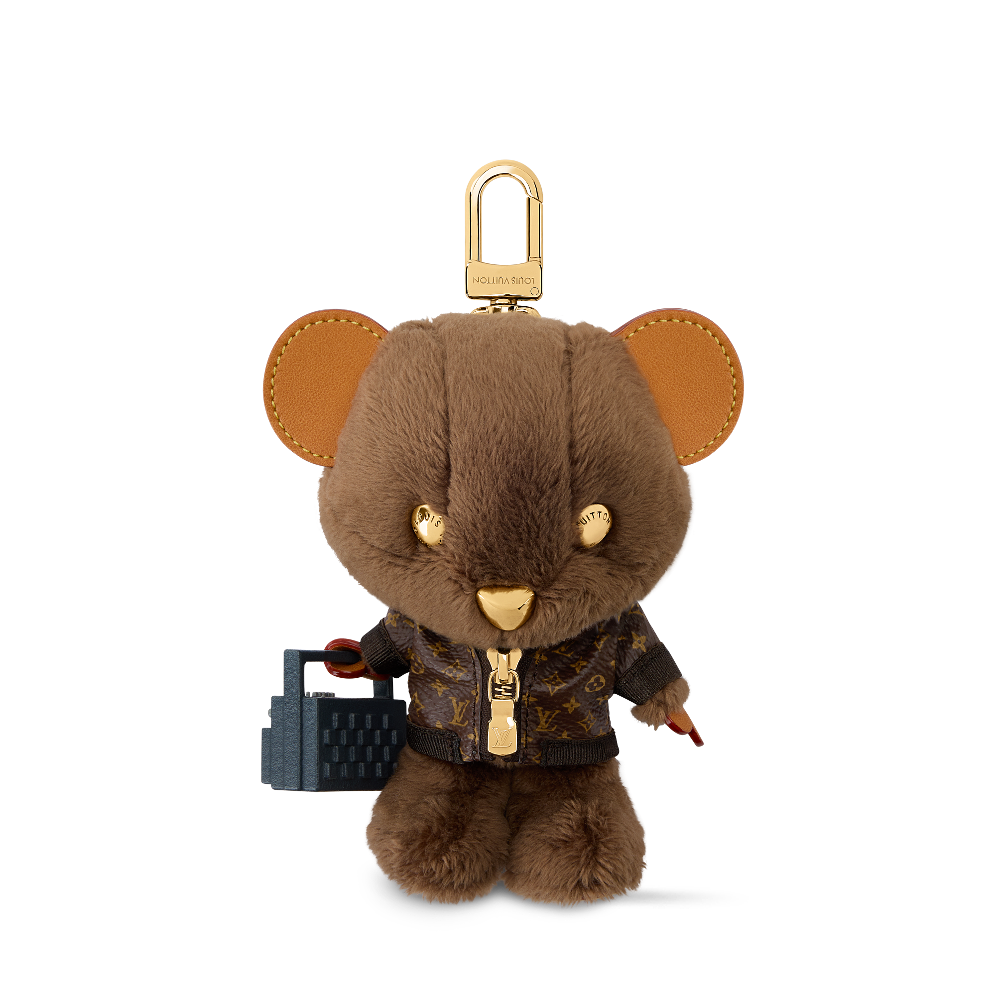 LV LOUIS BEAR Bag Charm - 1