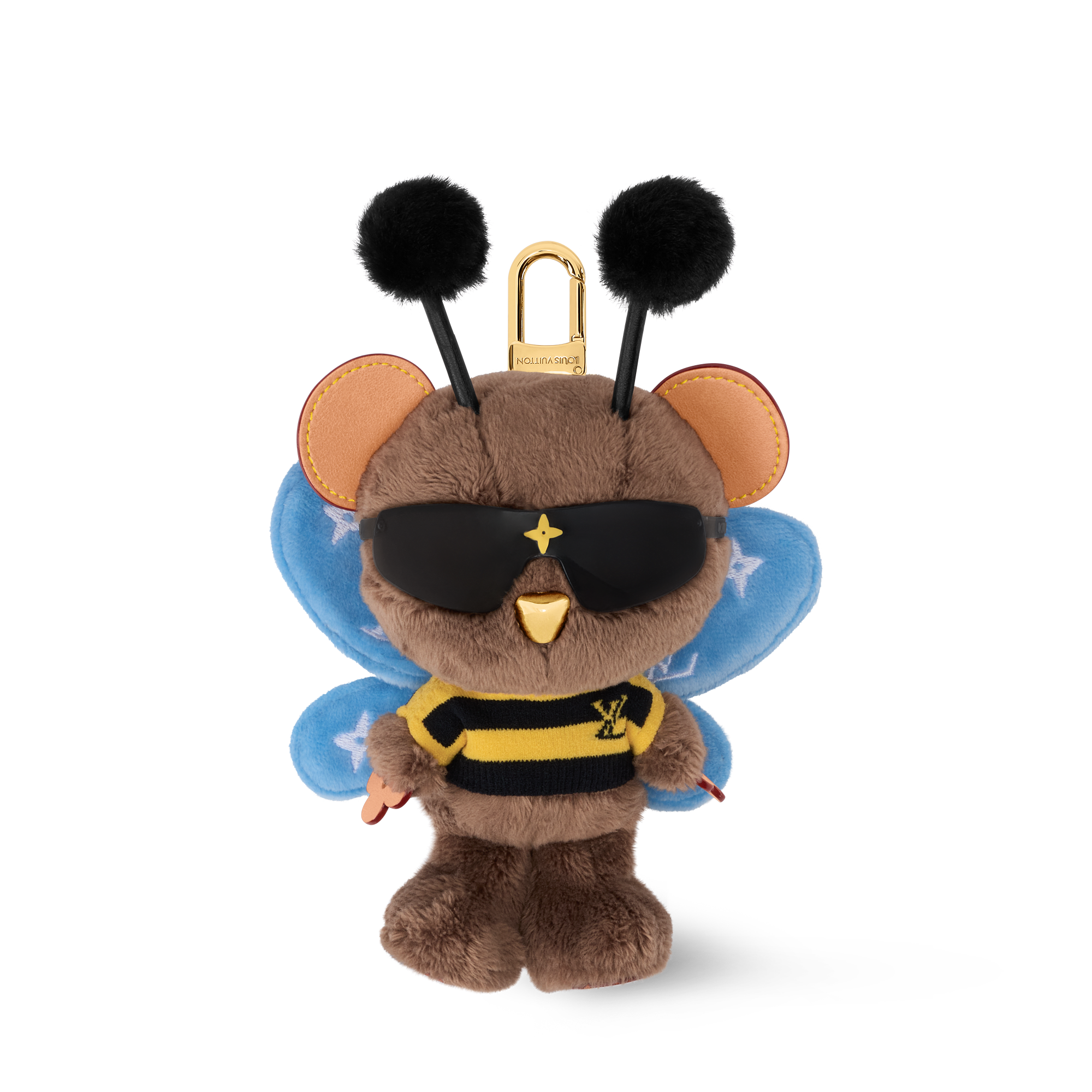 LV LOUIS BEAR BEE bag charm - 1