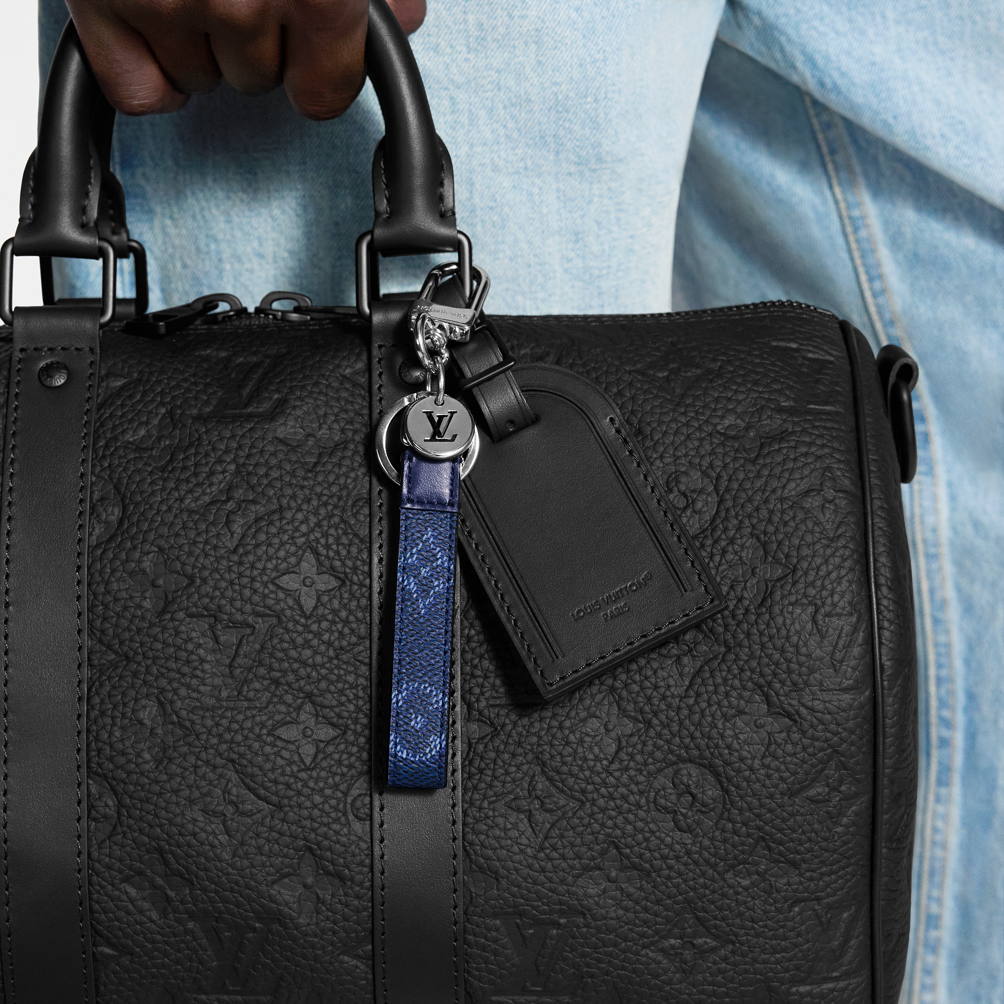 LV SLIM DRAGONNE BAG CHARM AND KEYCHAIN - 2