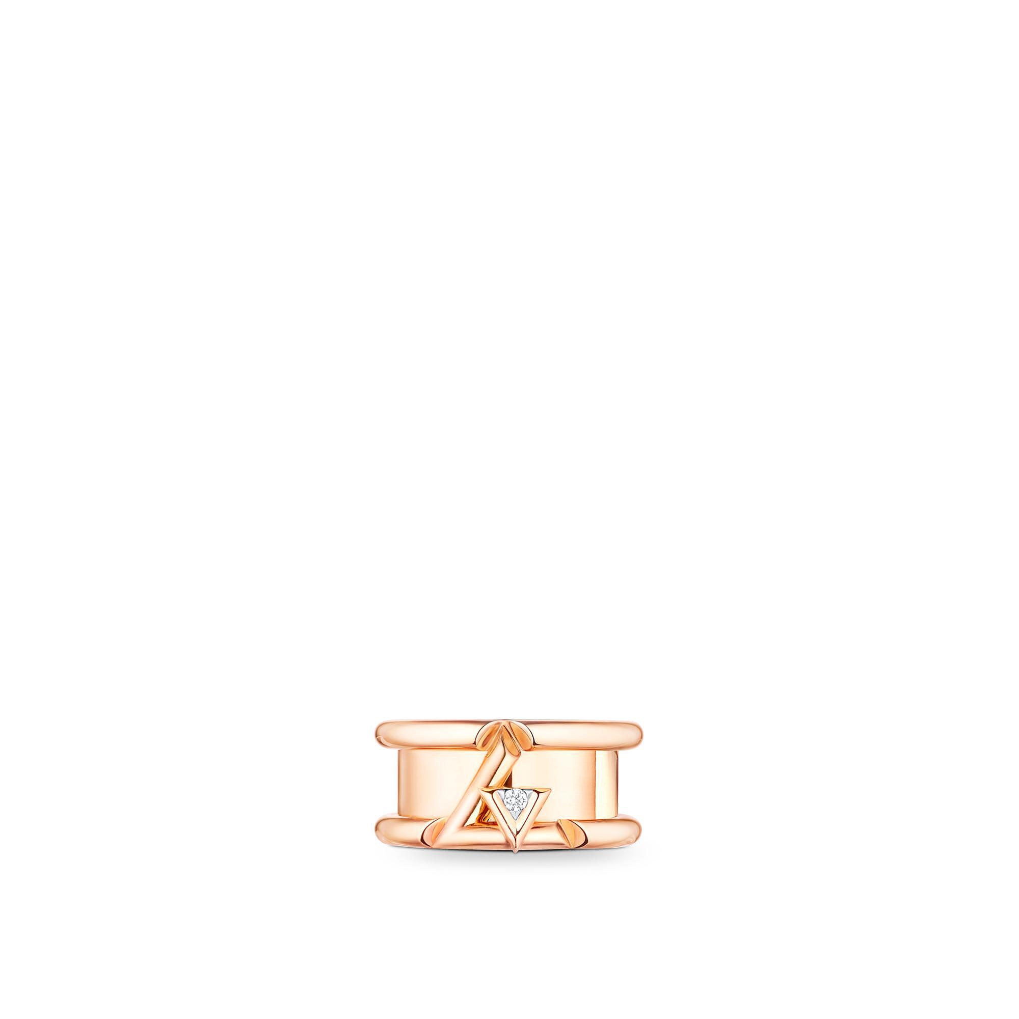 LV VOLT 18K gold diamond ring - 3