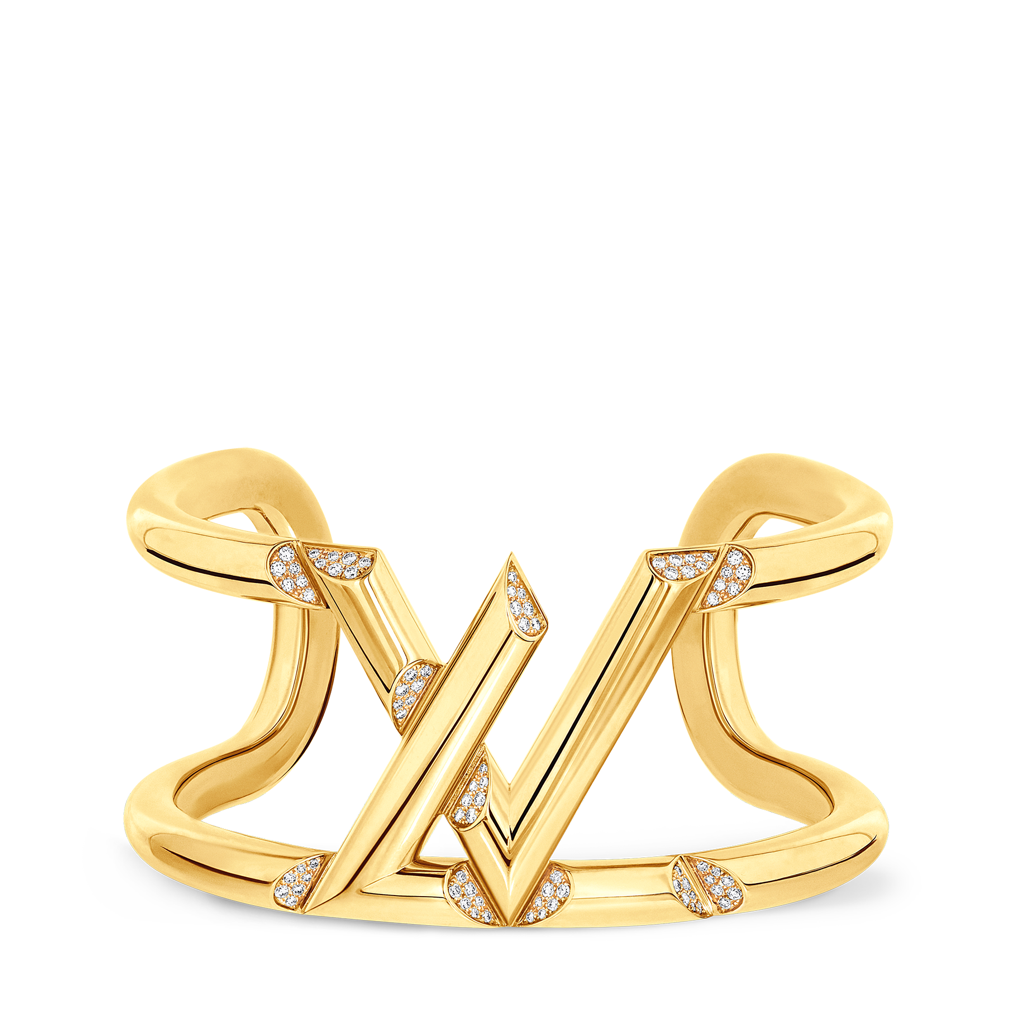 LV VOLT 18K gold diamond bracelet - 1