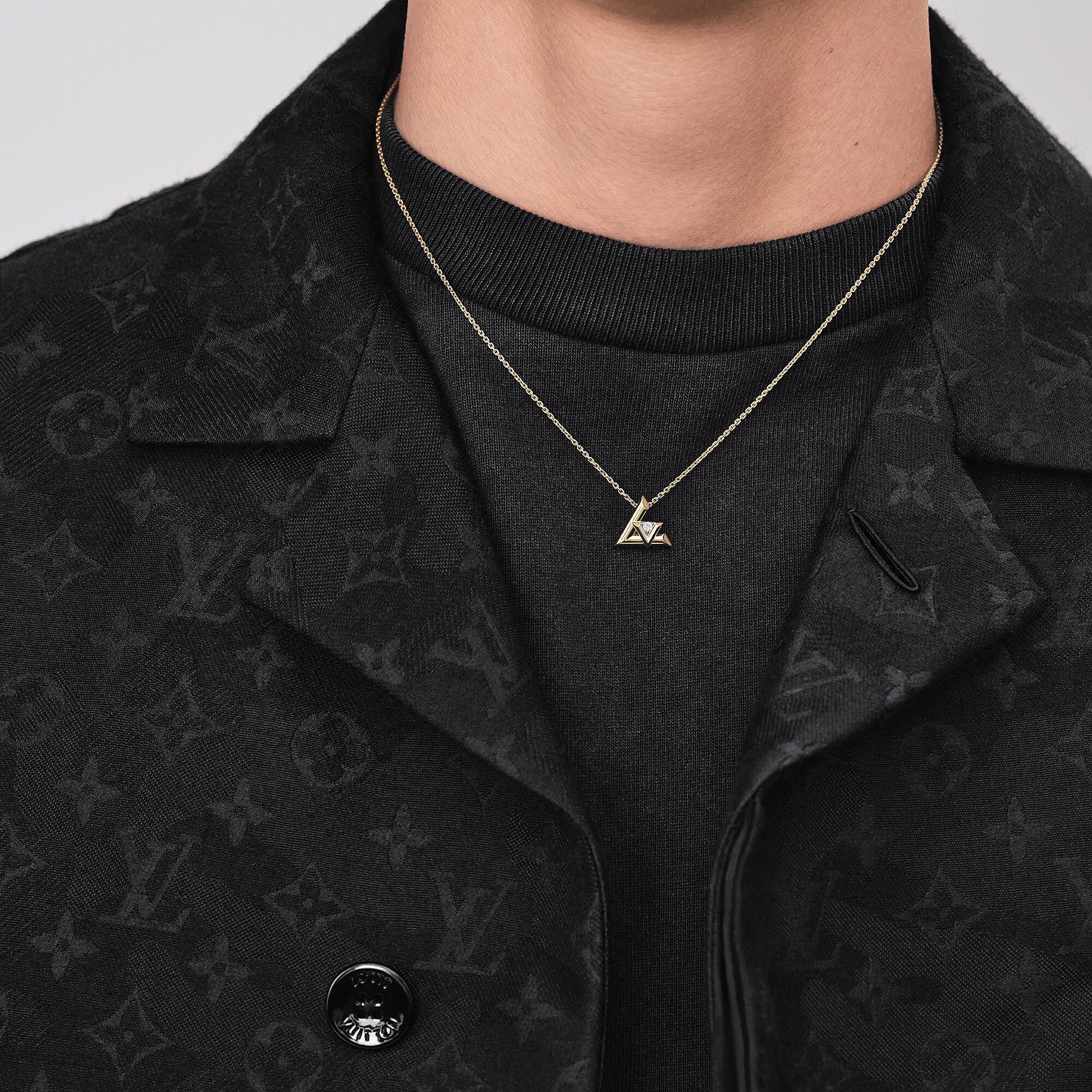 LV VOLT 18K Gold Diamond Necklace - 5