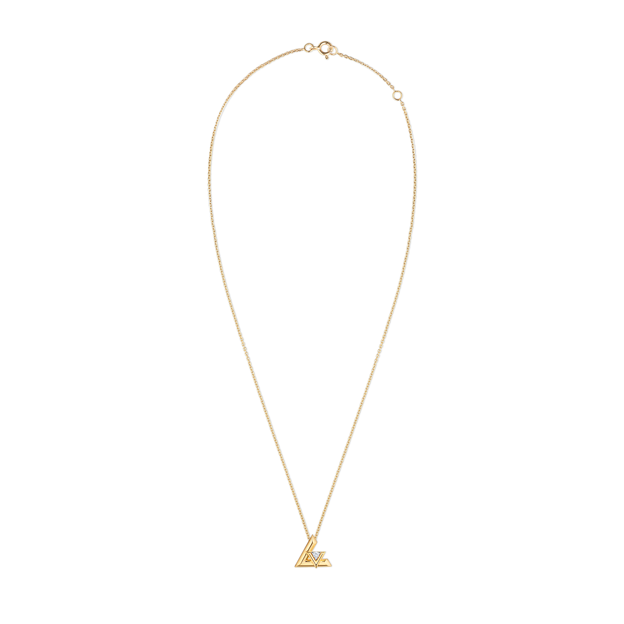 LV VOLT 18K Gold Diamond Necklace - 6