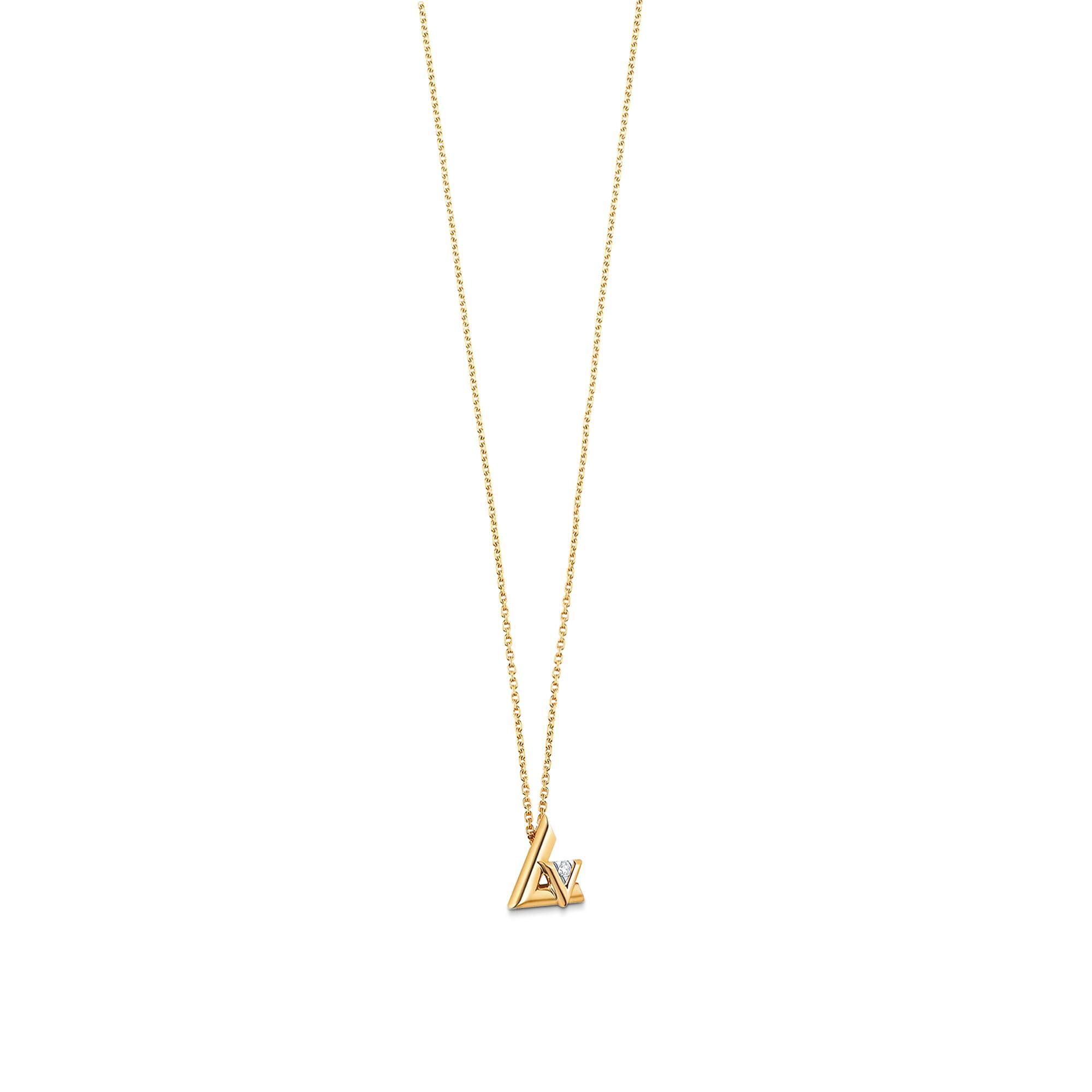 LV VOLT 18K Gold Diamond Necklace - 3