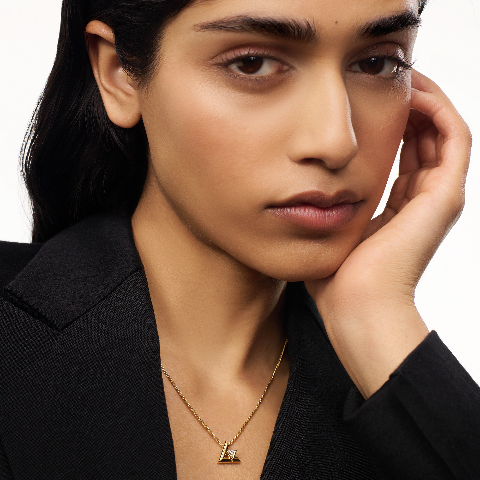 LV VOLT 18K Gold Diamond Necklace - 2