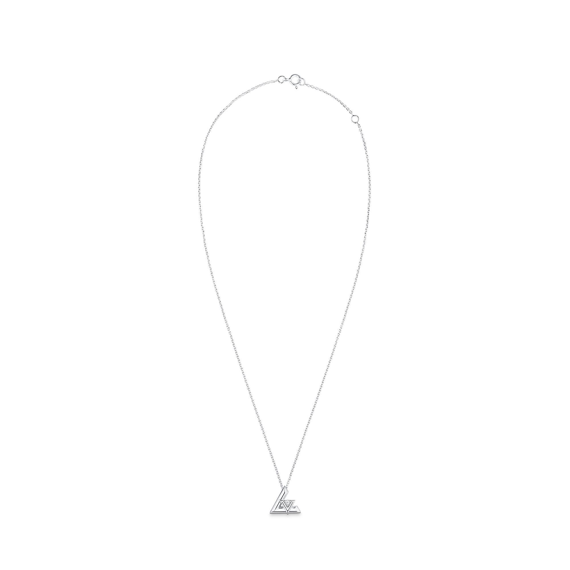 LV VOLT 18K Gold Diamond Necklace - 4