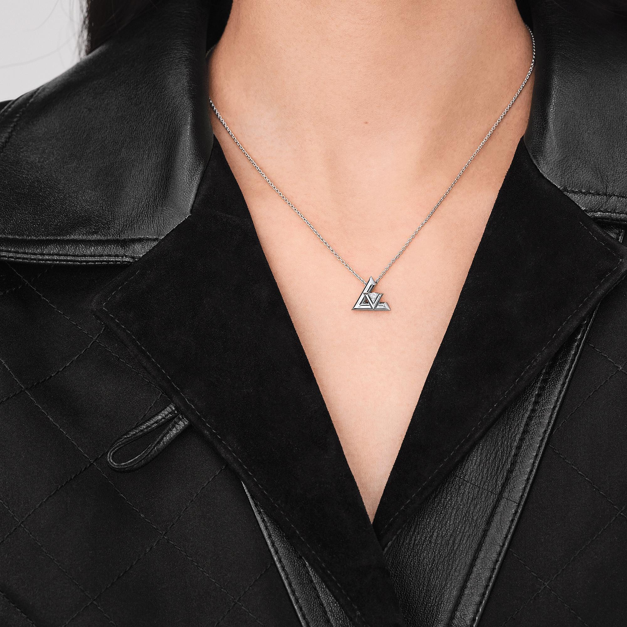LV VOLT 18K Gold Diamond Necklace - 2