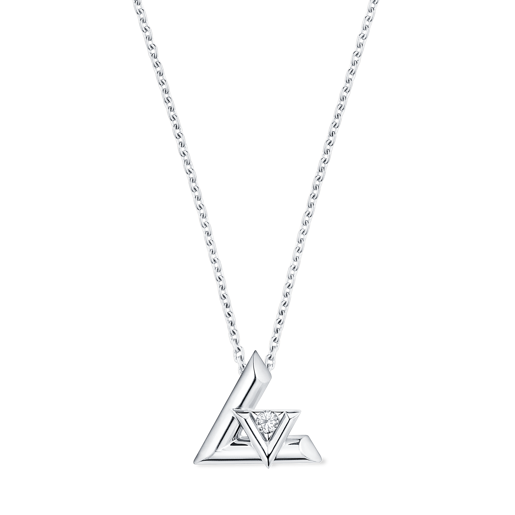 LV VOLT 18K Gold Diamond Necklace - 1